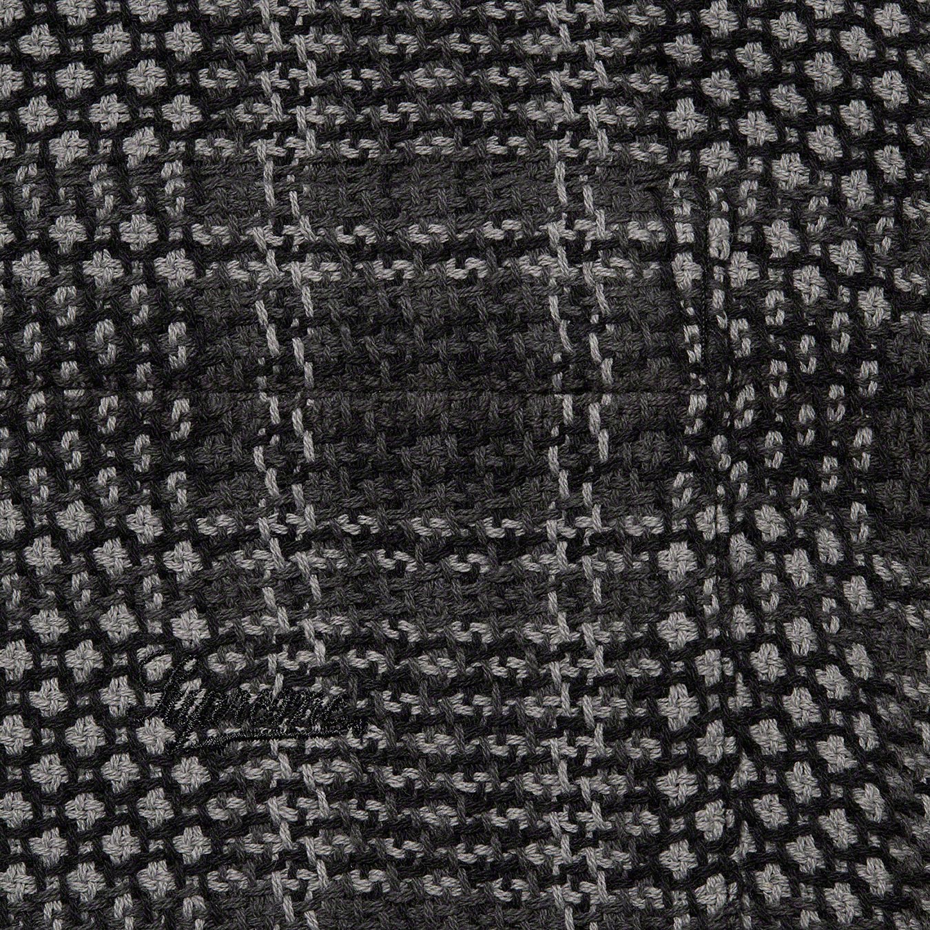 Basket Weave Plaid Shirt