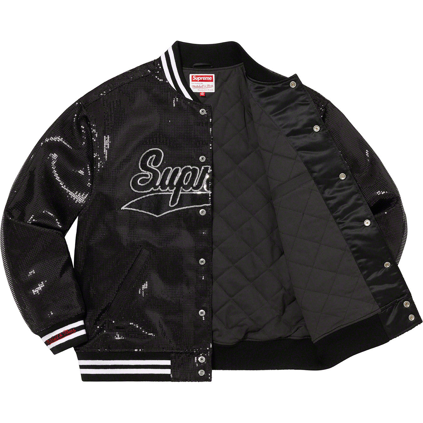 Supreme®/Mitchell & Ness® Sequin Varsity Jacket
