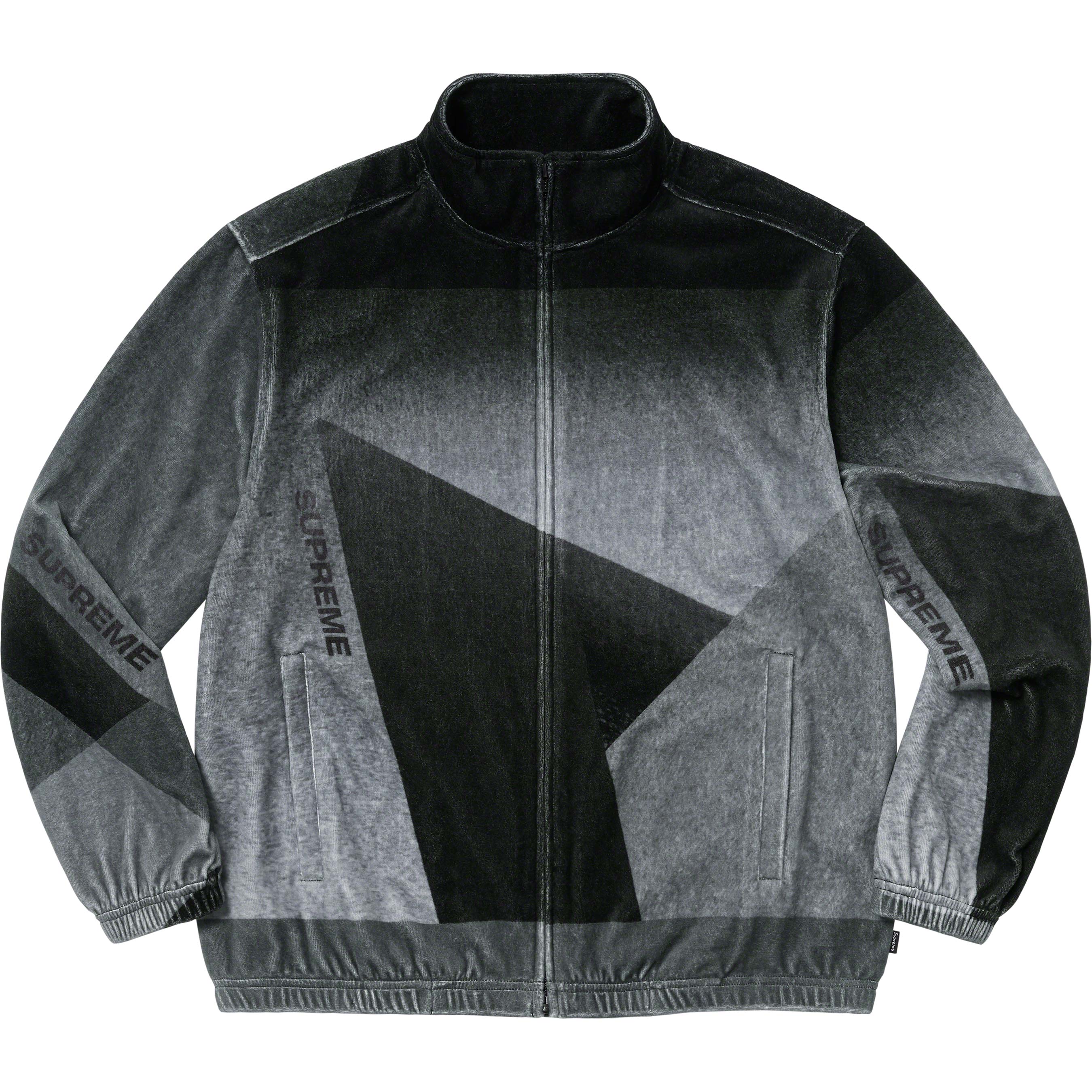 Geo Velour Track Jacket