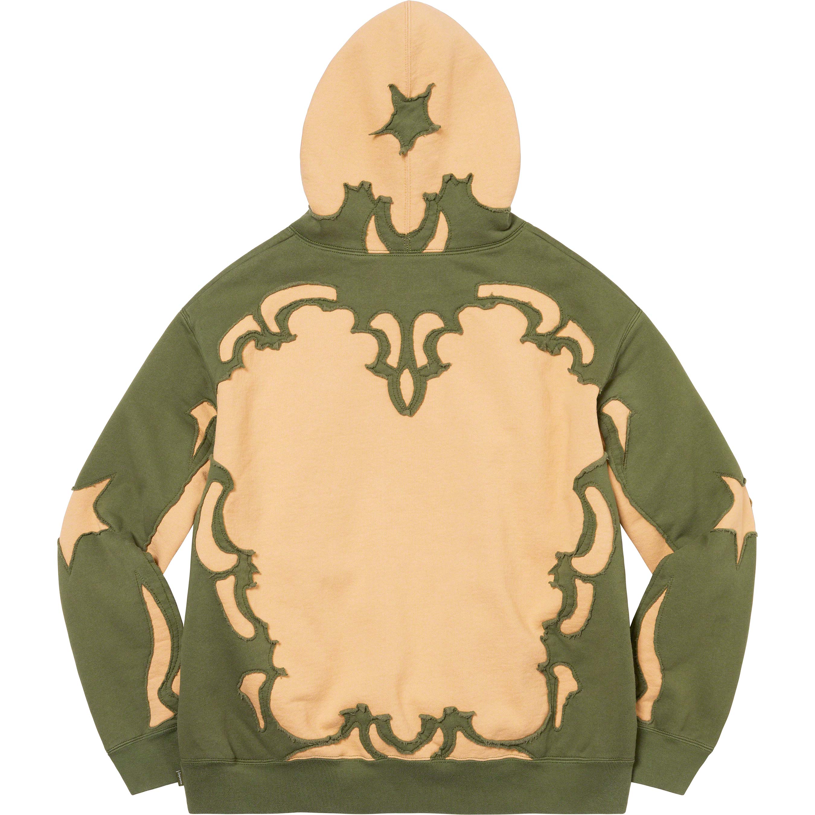 Western Cut Out Hooded Sweatshirt