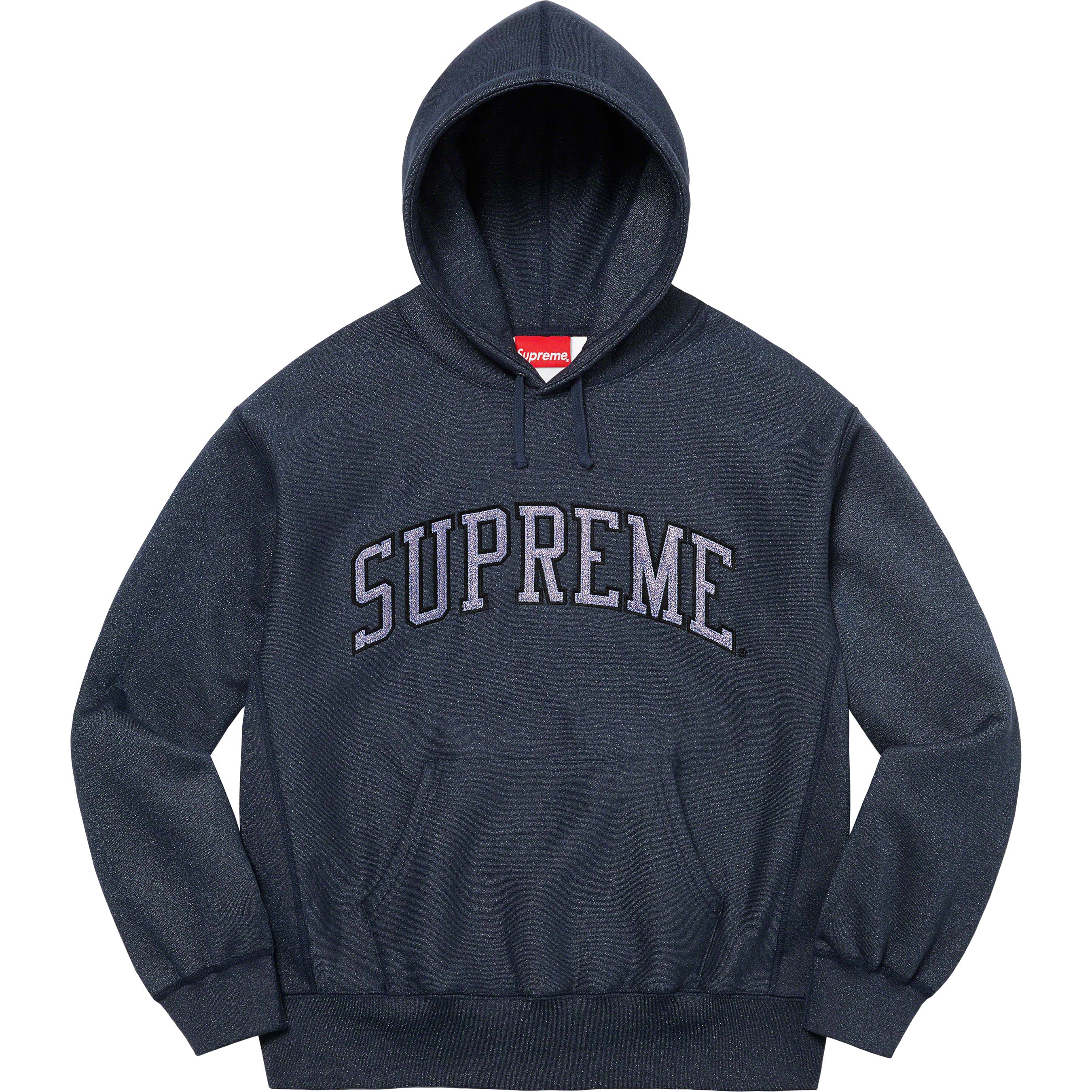 Glitter Arc Hooded Sweatshirt