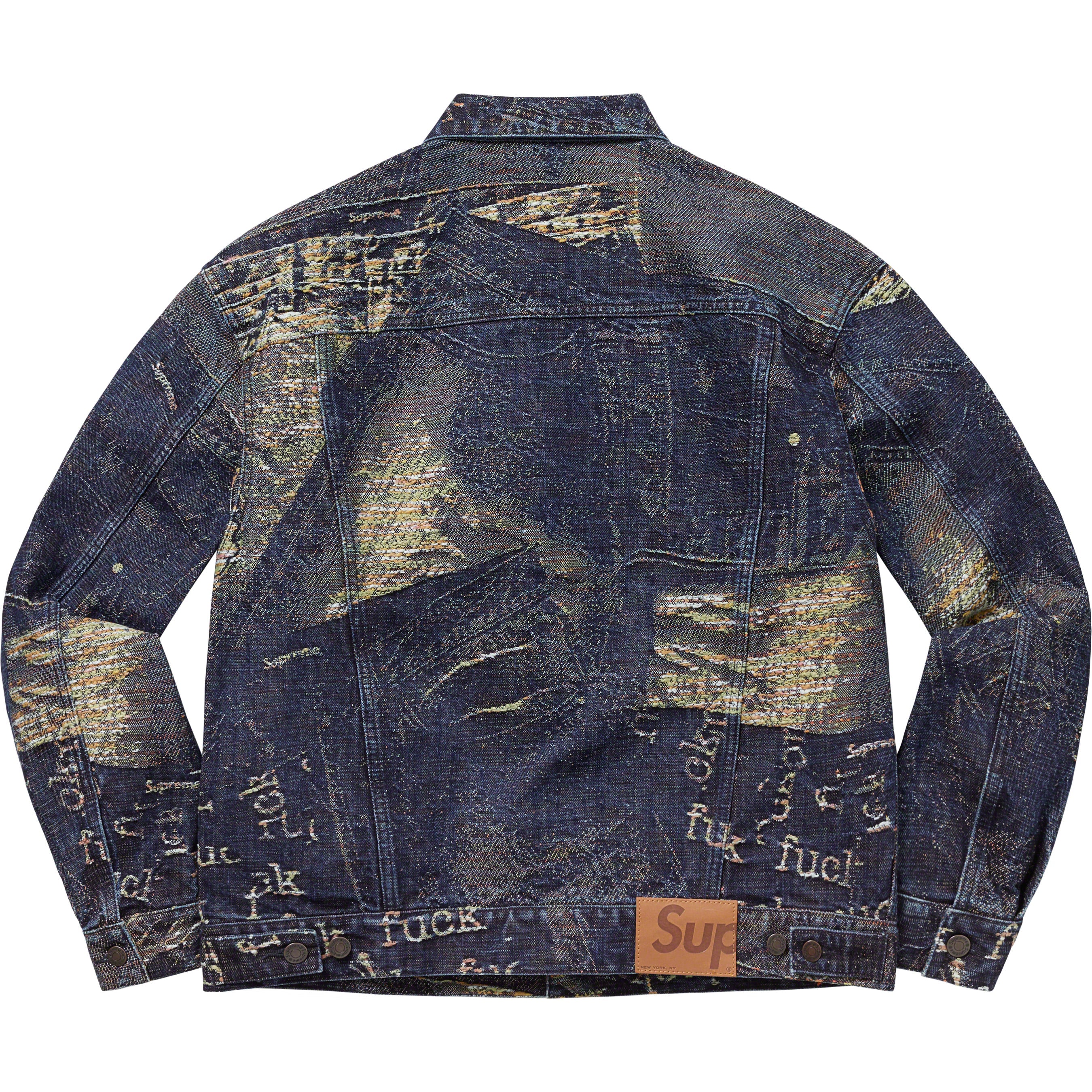 Archive Denim Jacquard Trucker Jacket
