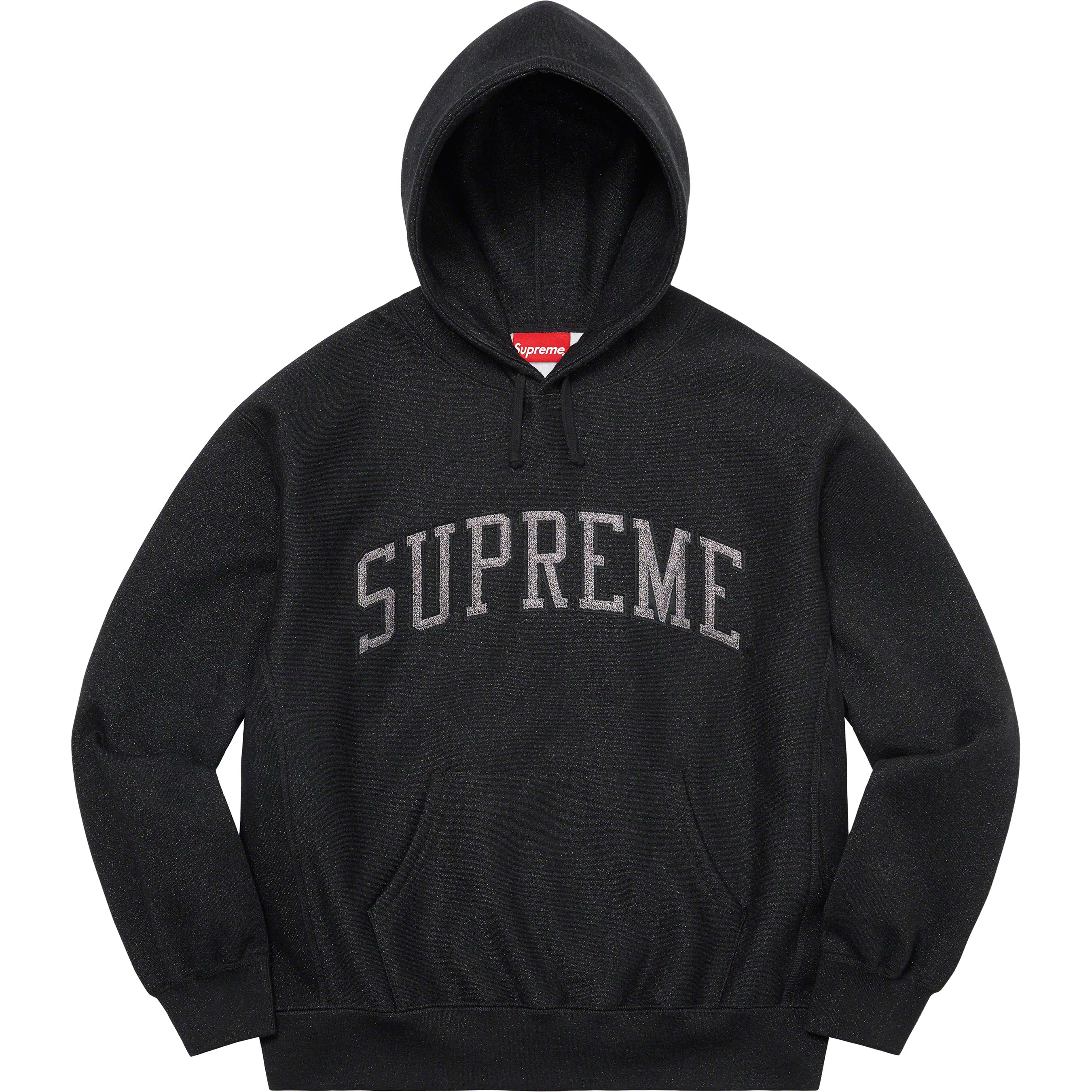 Glitter Arc Hooded Sweatshirt
