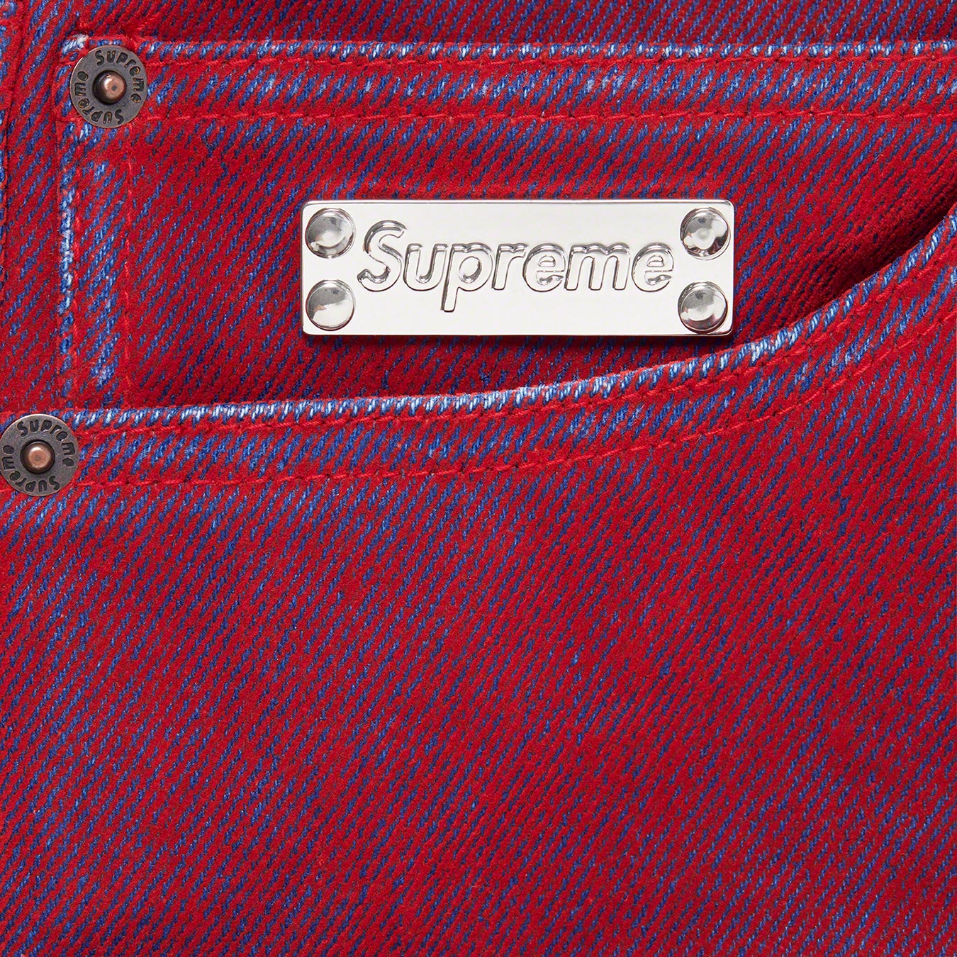 Flocked Regular Jean