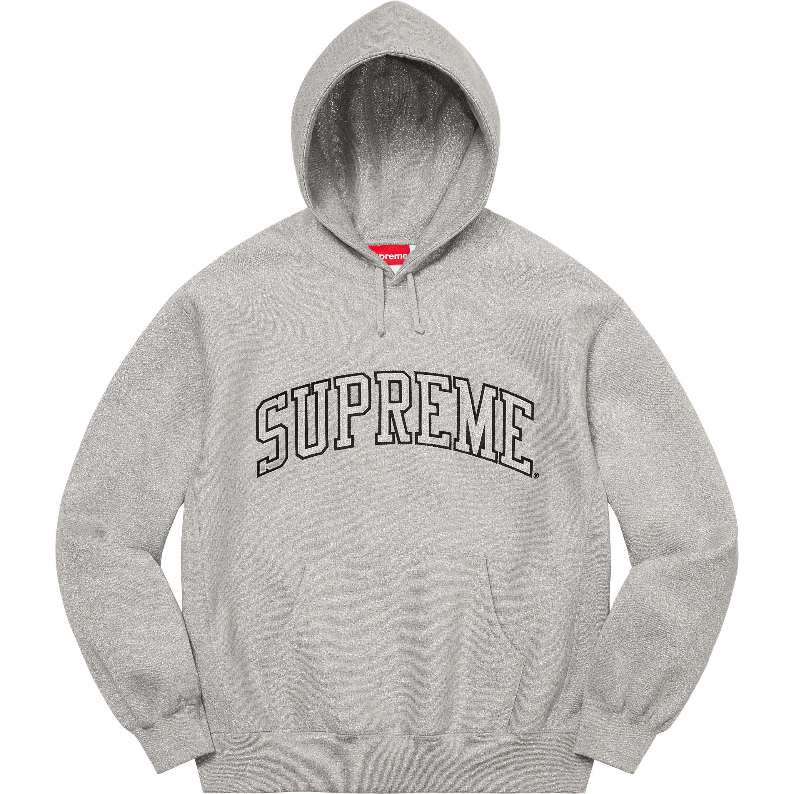 Glitter Arc Hooded Sweatshirt