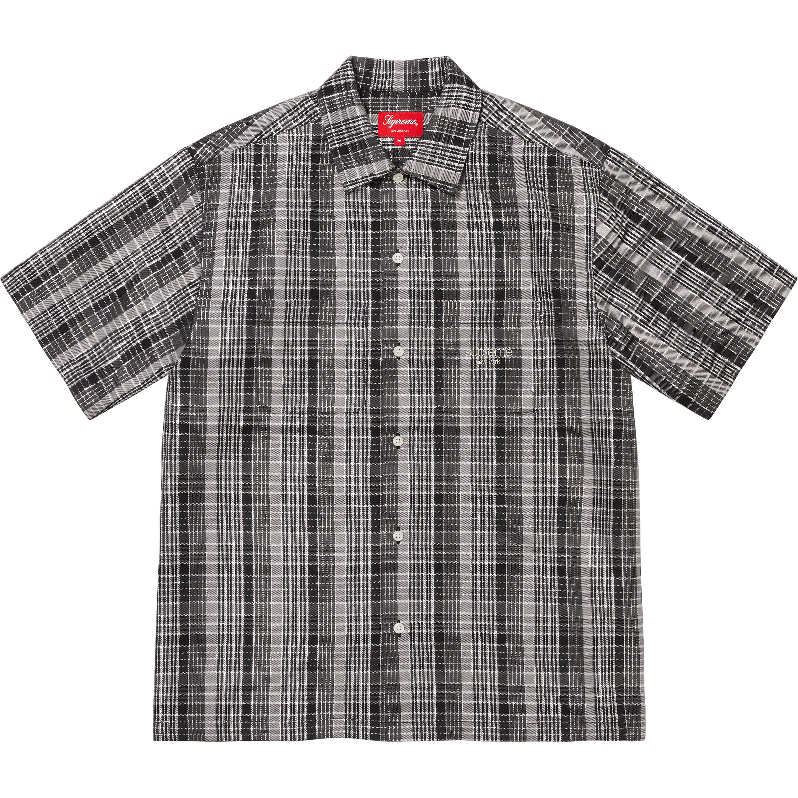 Metallic Plaid S/S Shirt