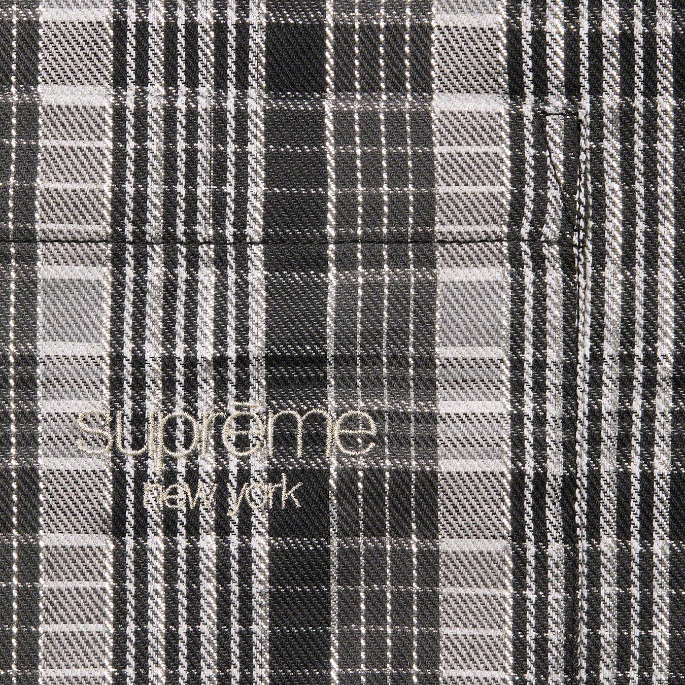 Metallic Plaid S/S Shirt