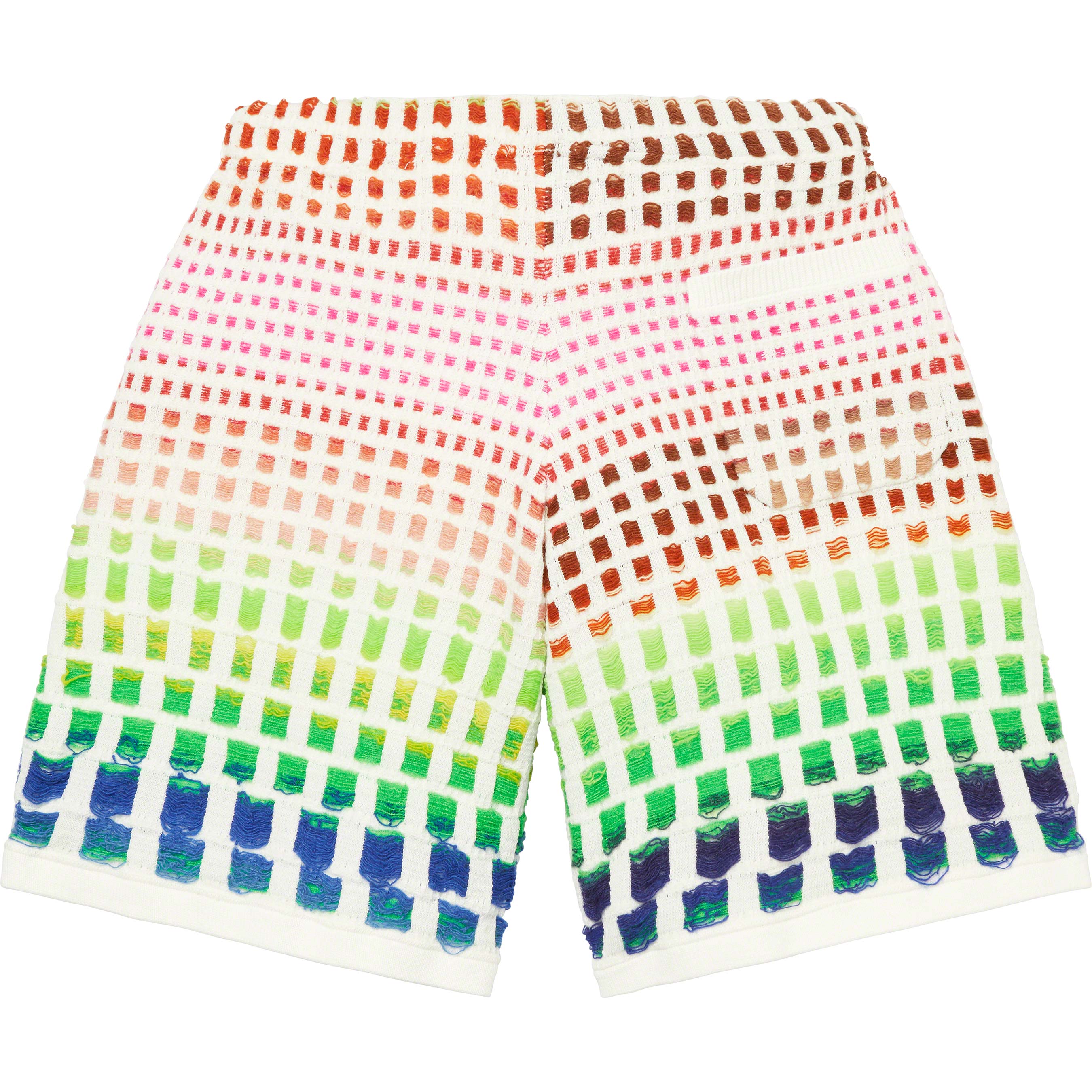 Gradient Grid Knit Short