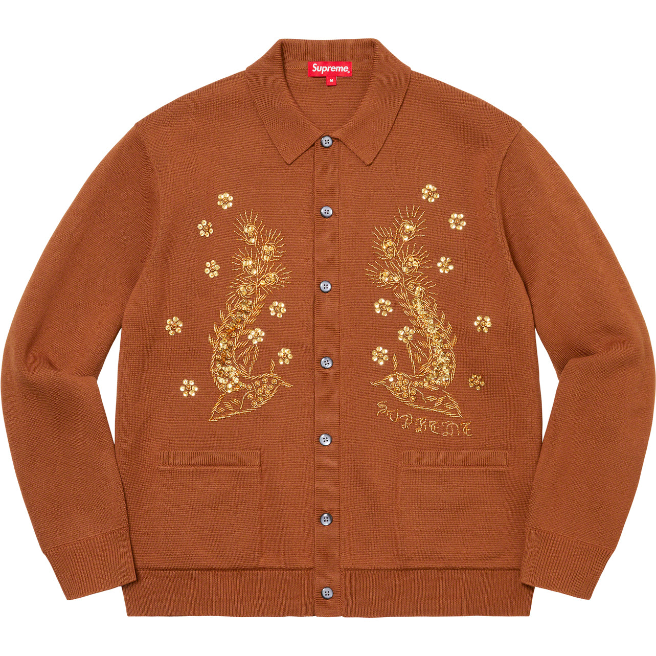 Beaded Appliqué Cardigan