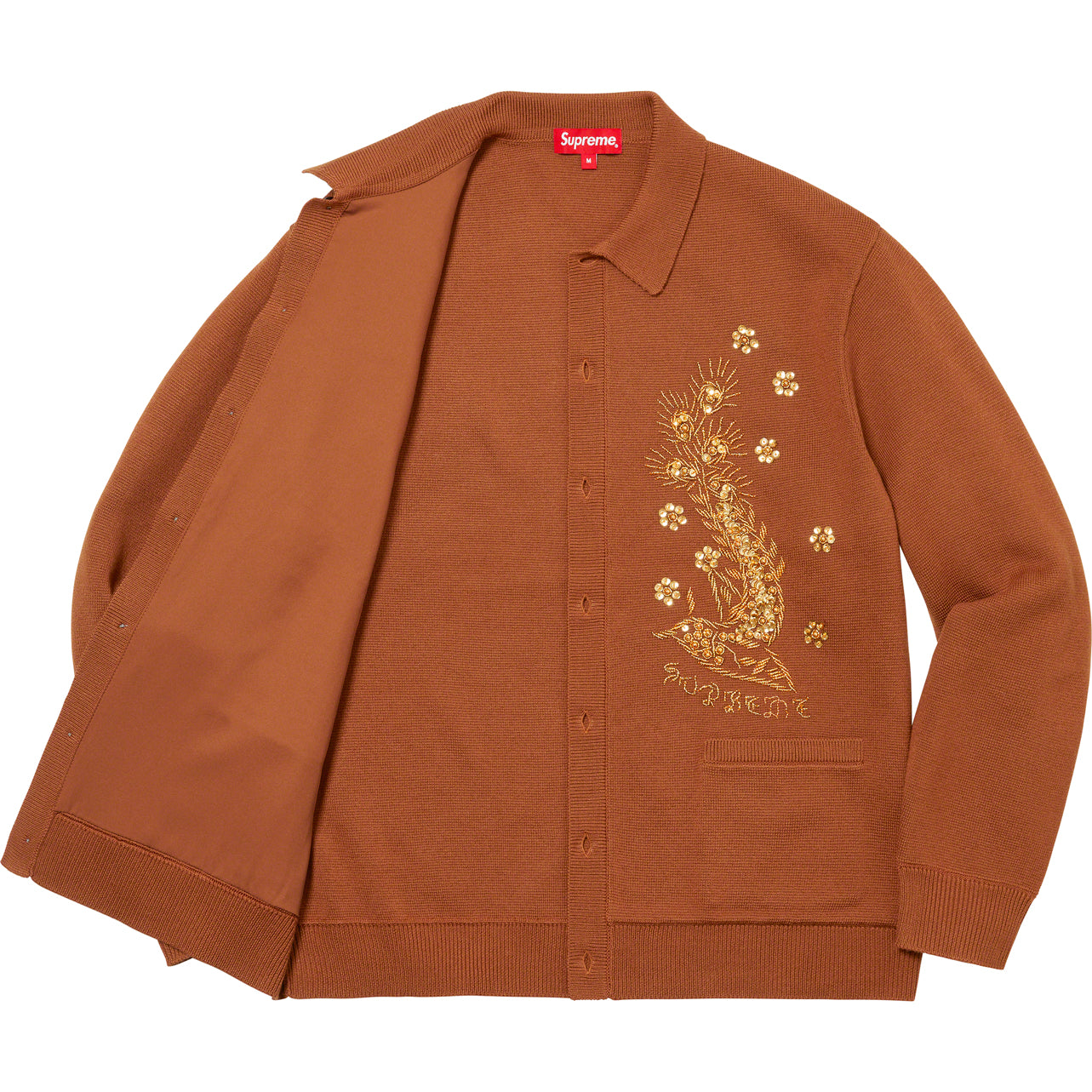 Beaded Appliqué Cardigan