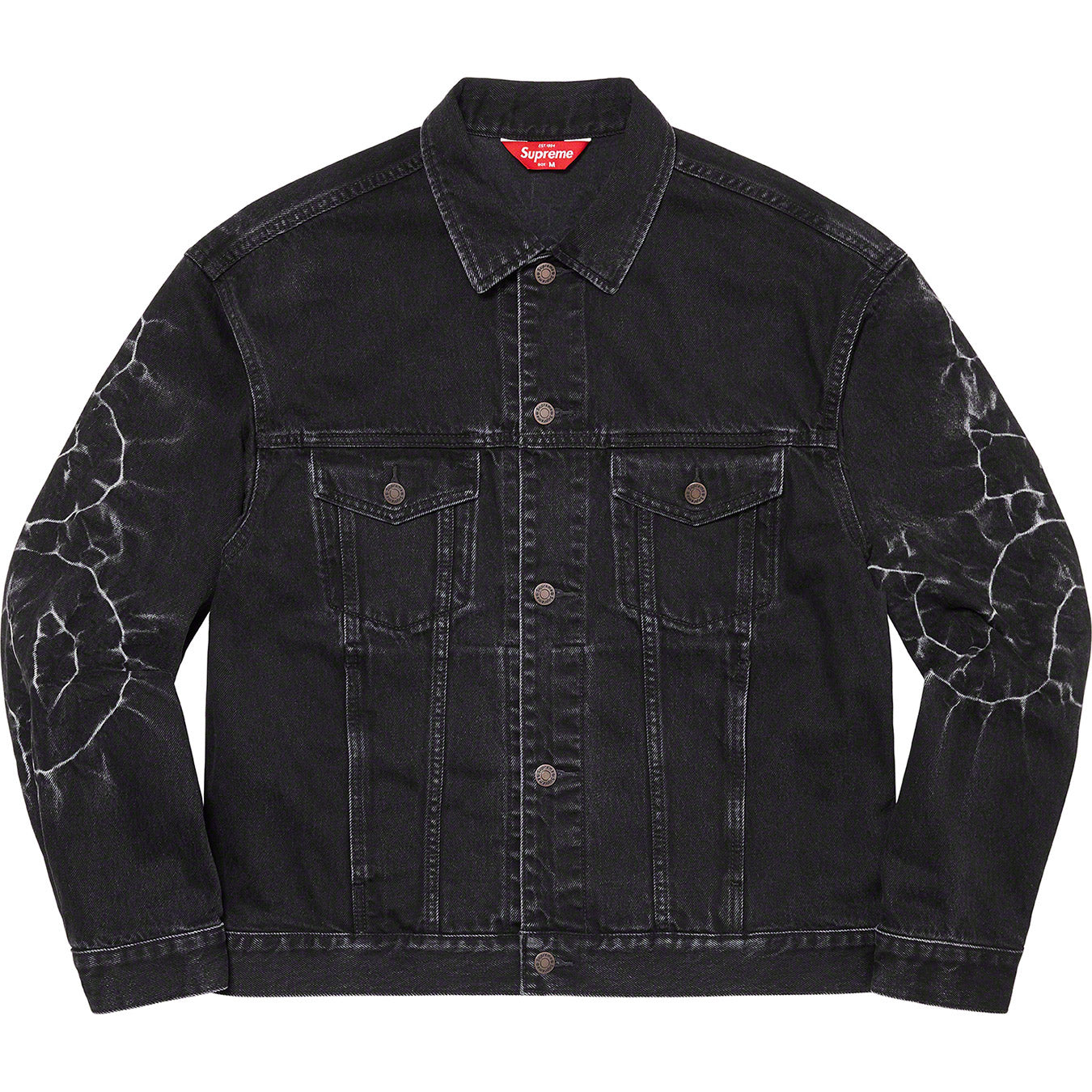 Shibori Denim Trucker Jacket