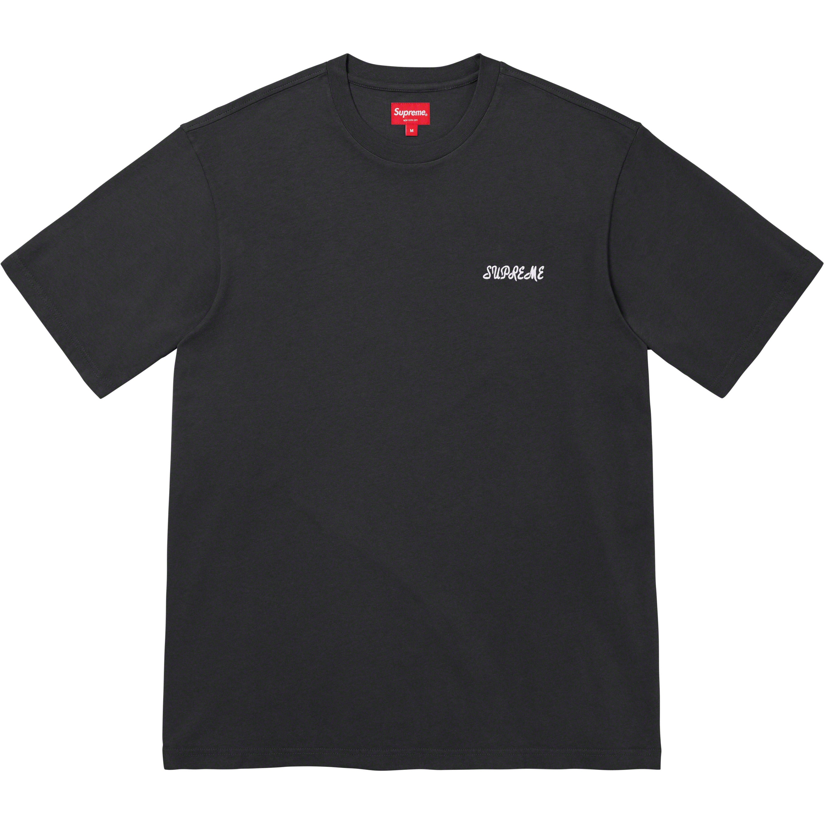 Washed Script S/S Top