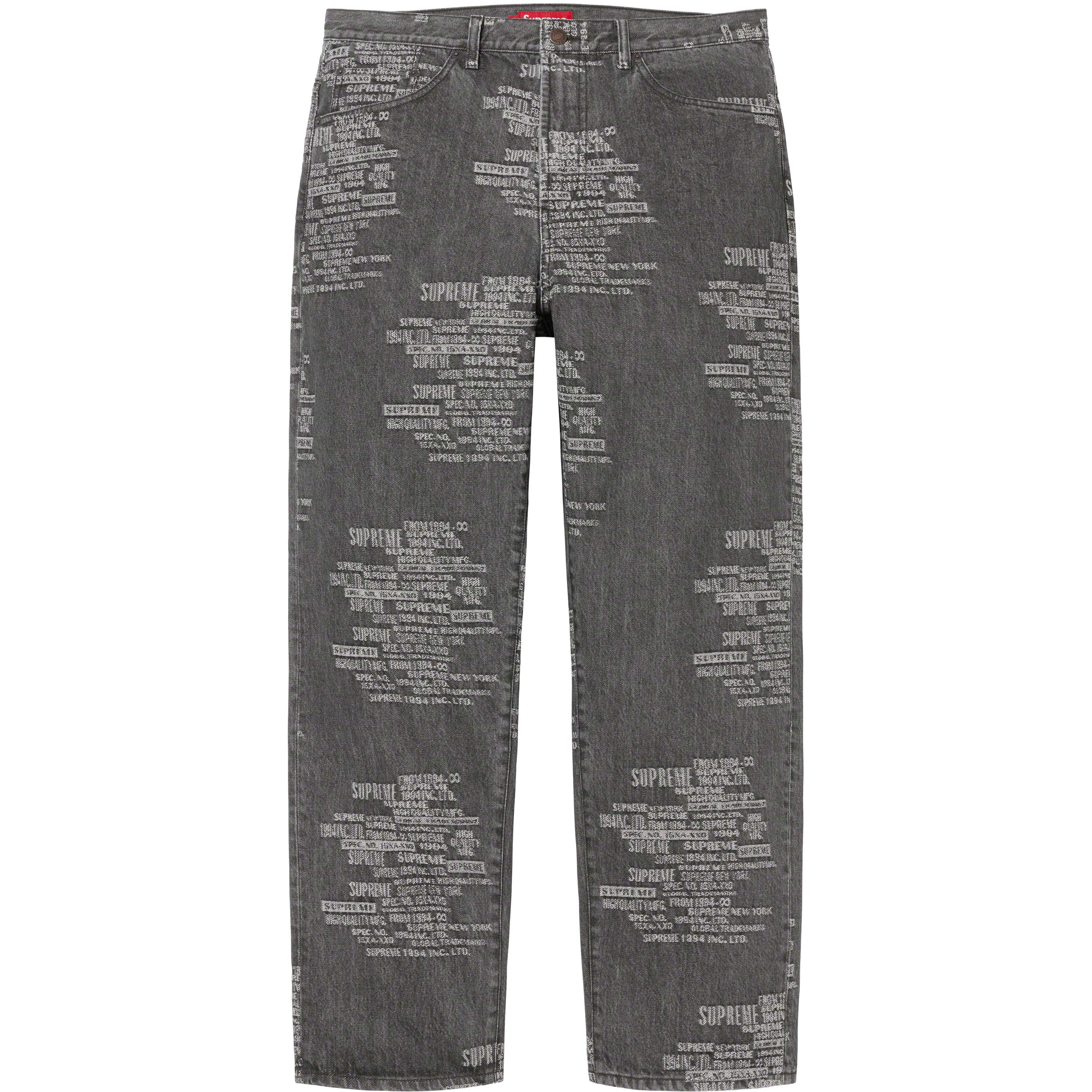Trademark Jacquard Baggy Jean