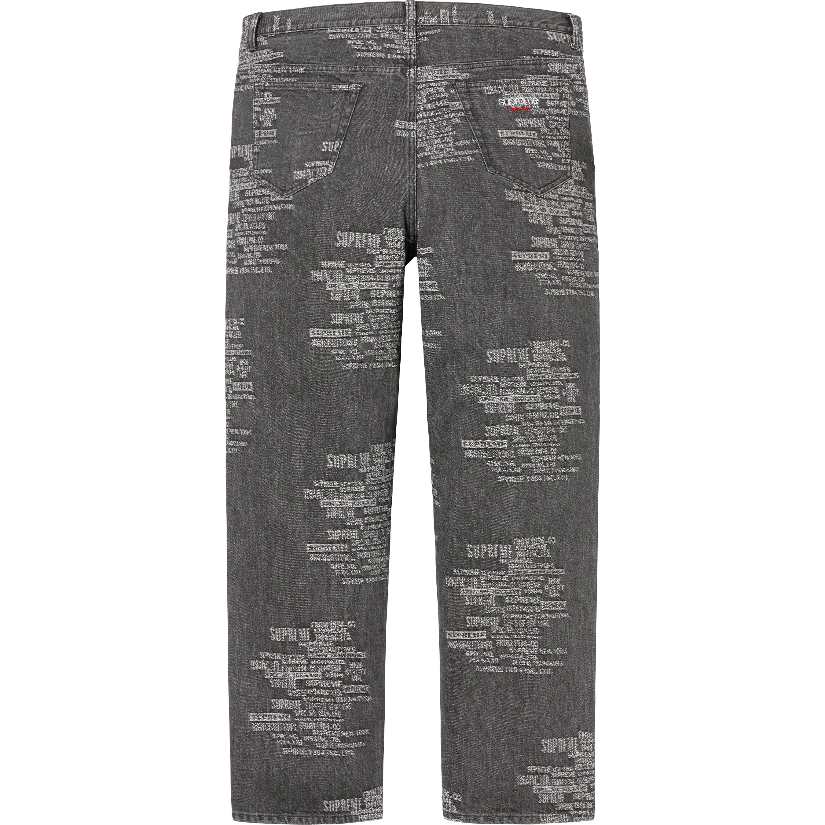 Trademark Jacquard Baggy Jean