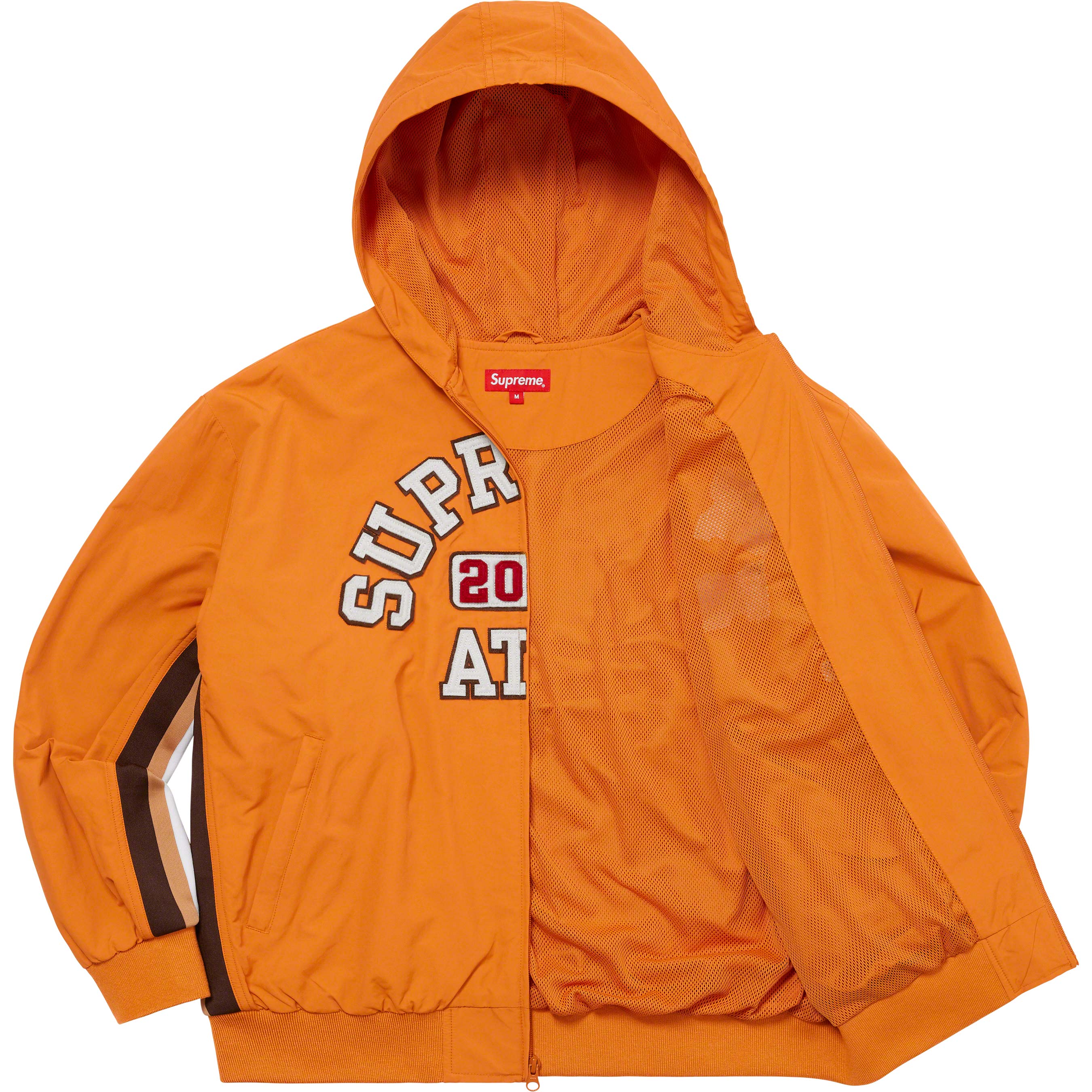 Appliqué Hooded Track Jacket