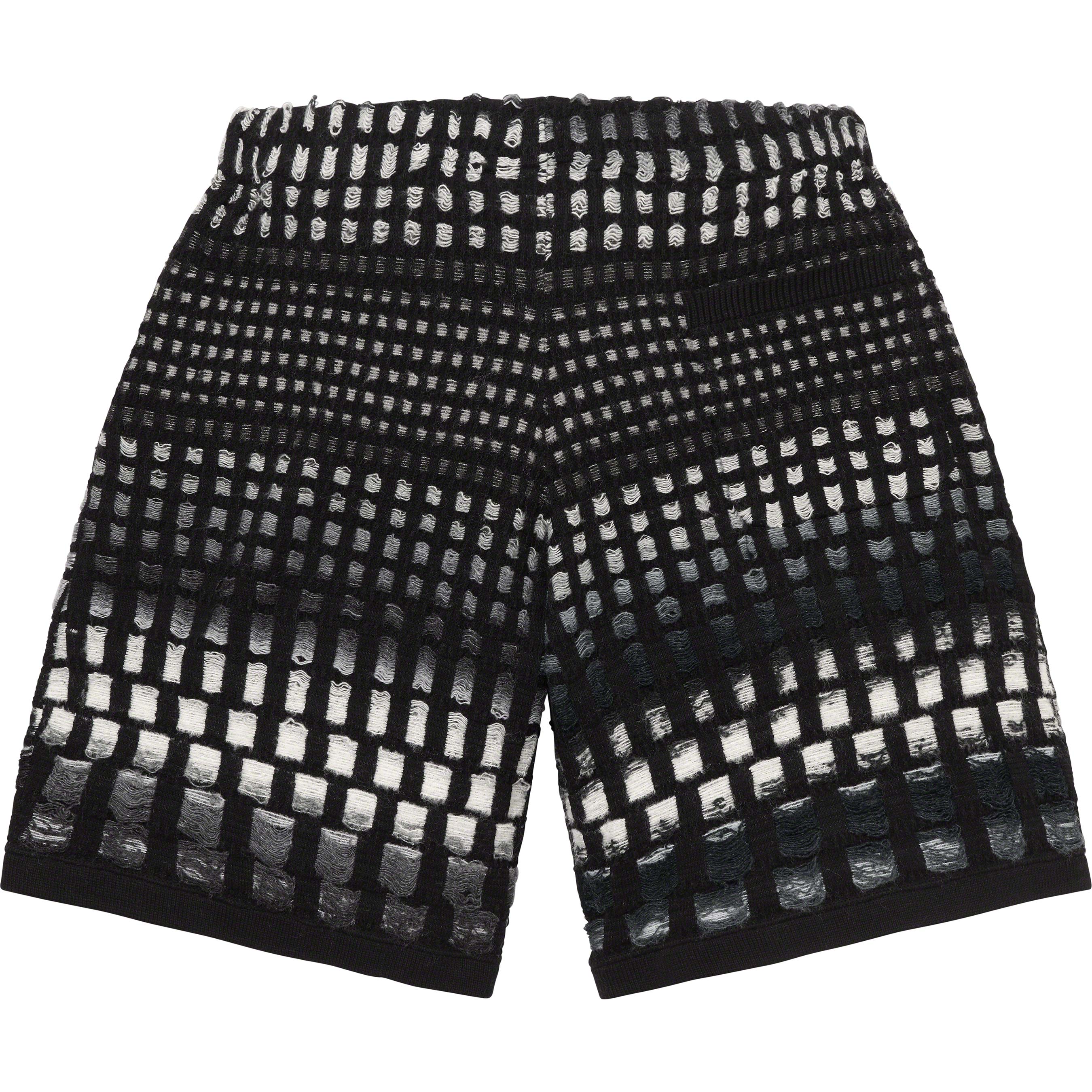 Gradient Grid Knit Short