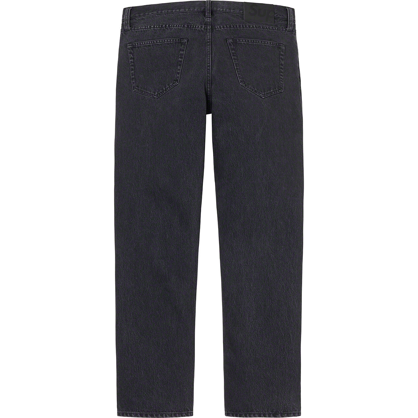 Stone Washed Black Slim Jean