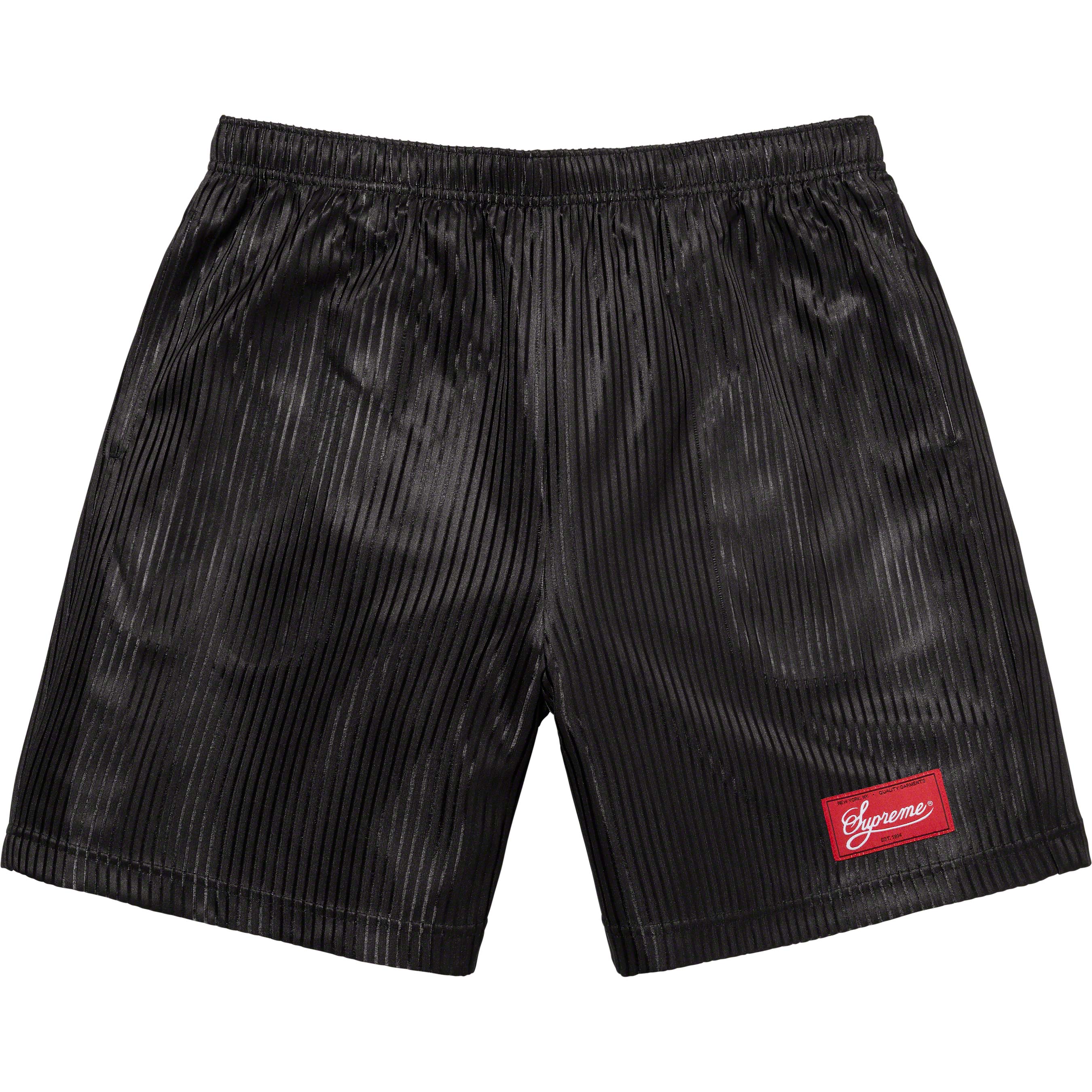 Gradient Mesh Stripe Baggy Short