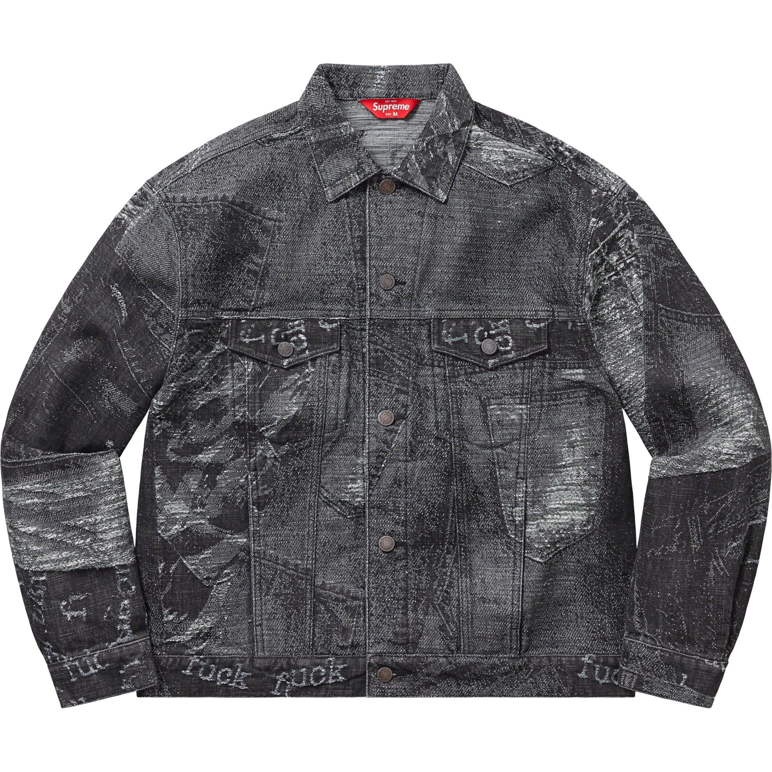 Archive Denim Jacquard Trucker Jacket