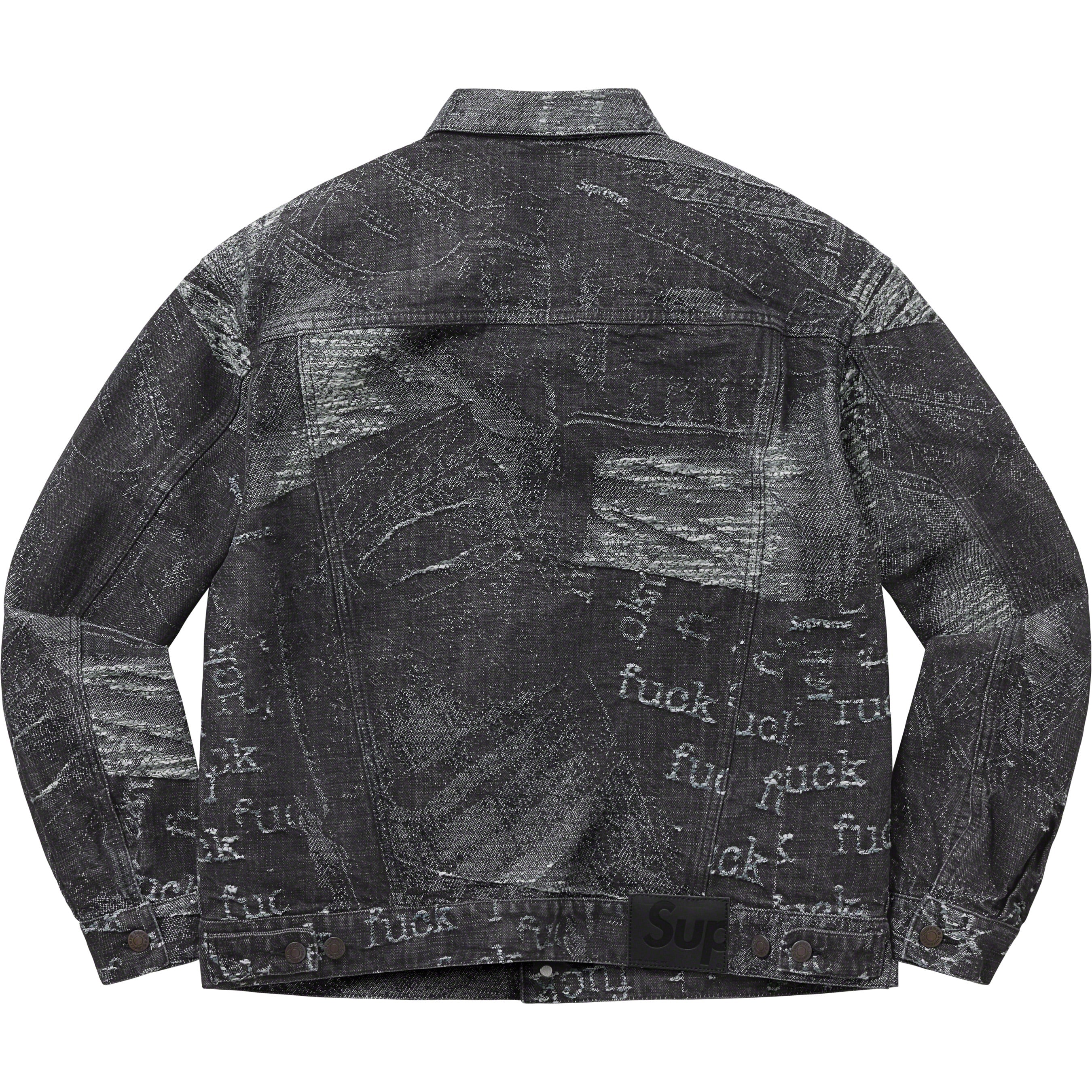 Archive Denim Jacquard Trucker Jacket