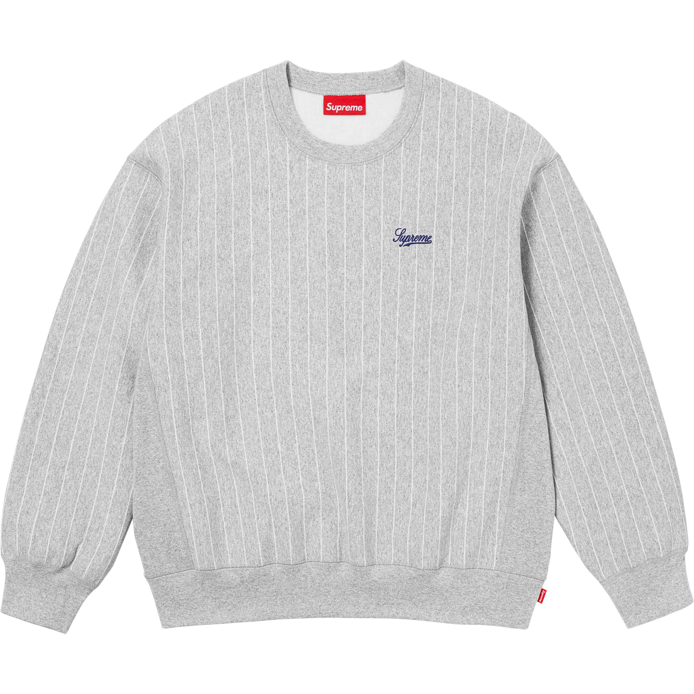 Pinstripe Crewneck