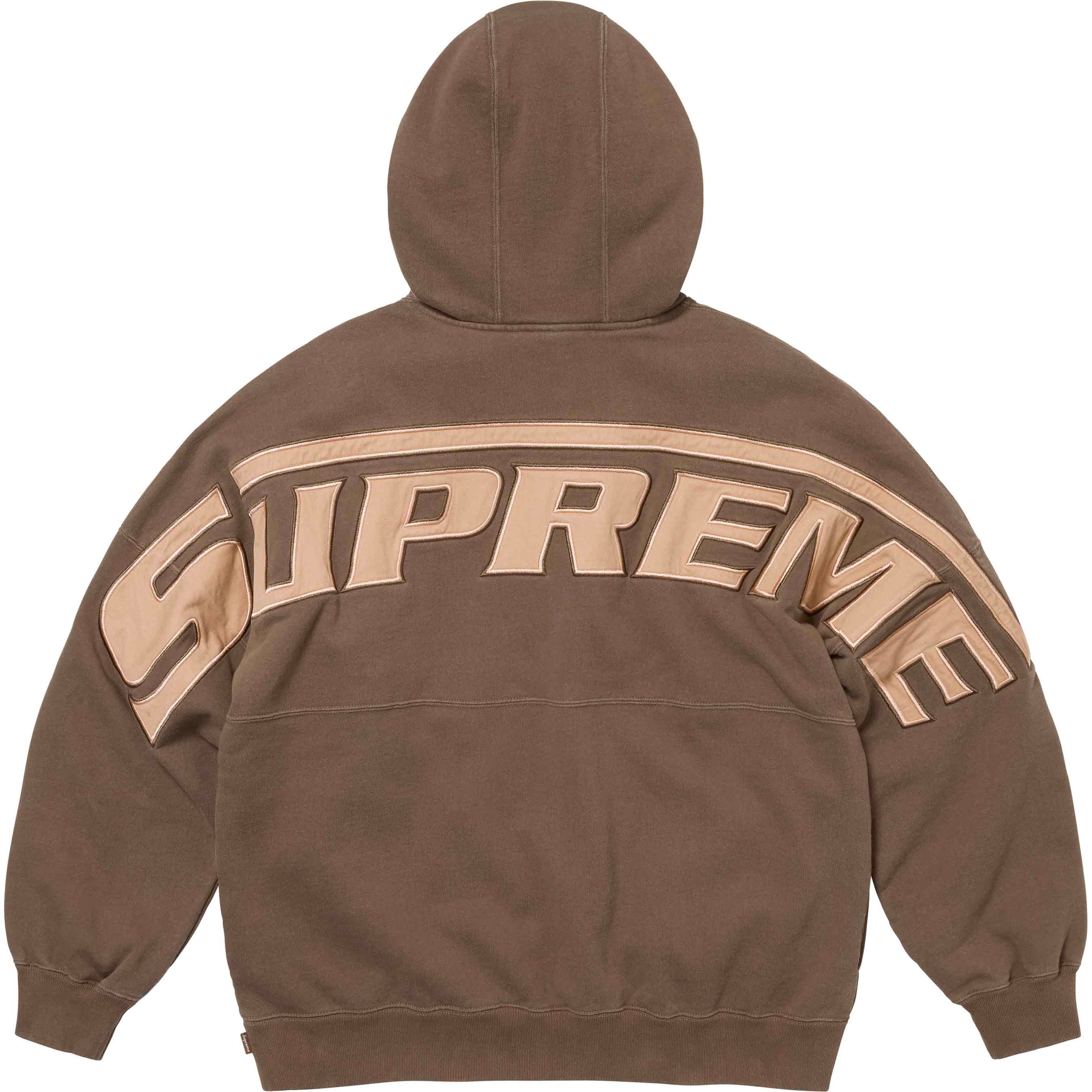Wrapped Half Zip Hooded Sweatshirt