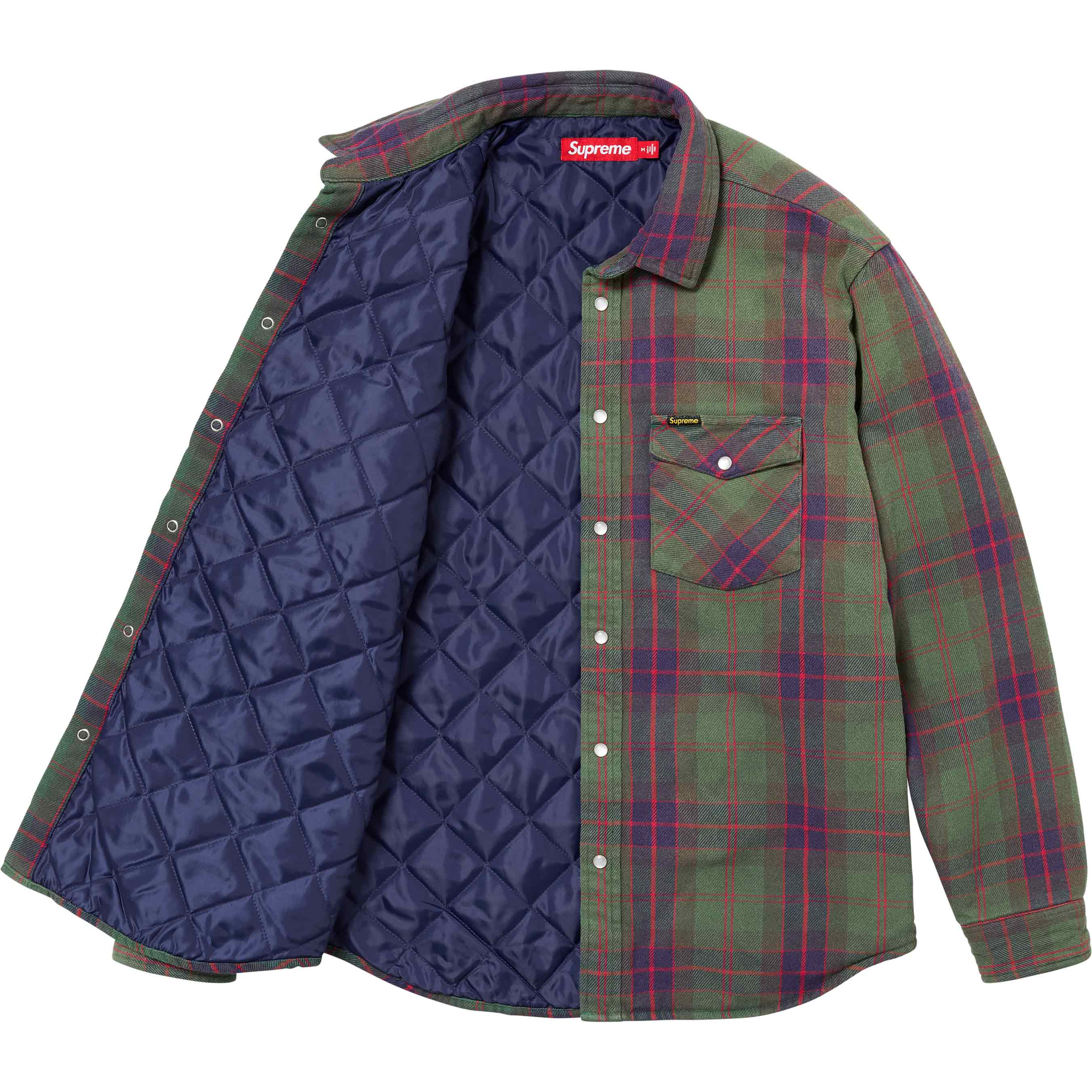 Quilted Flannel Snap Shirt