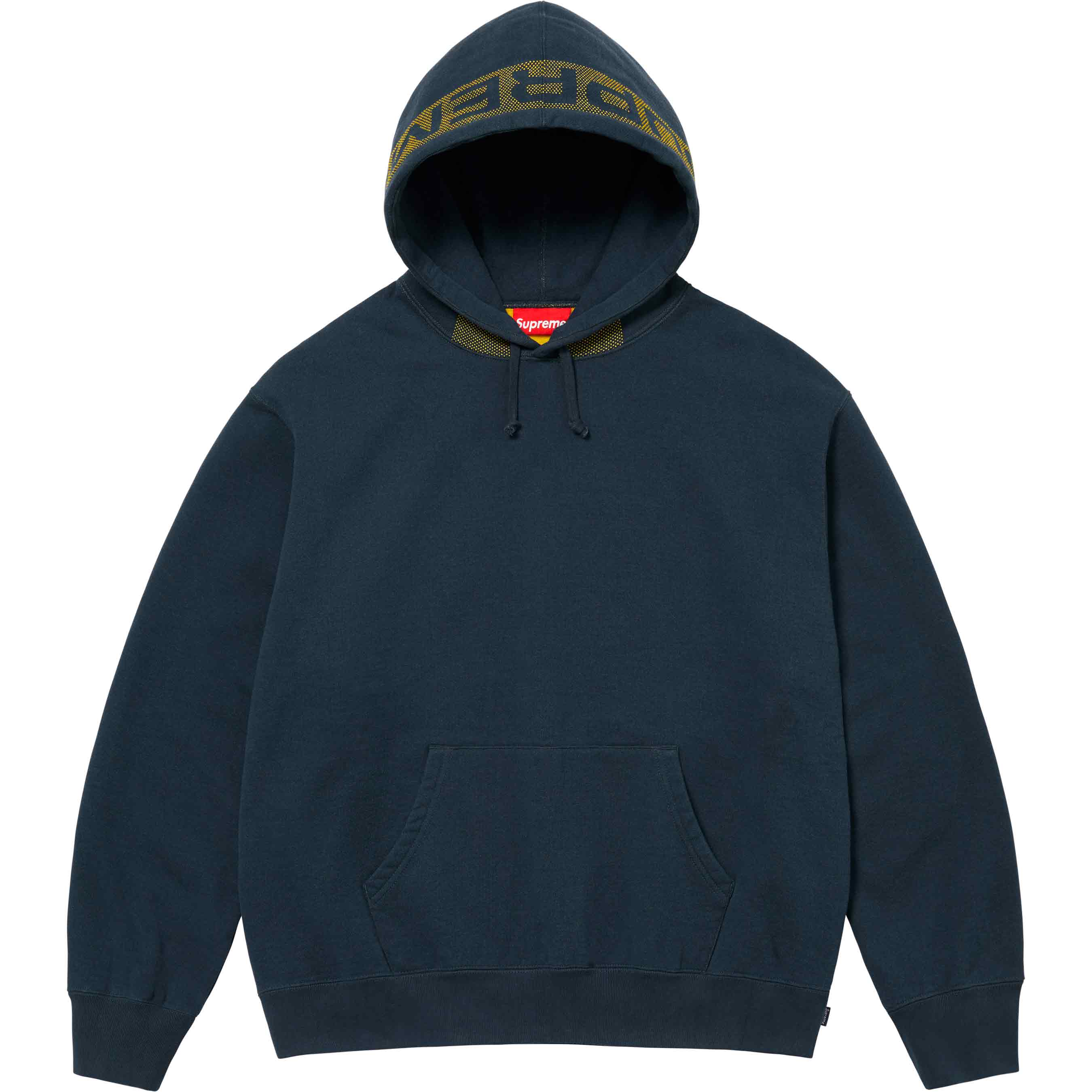 Jacquard Stripe Hooded Sweatshirt