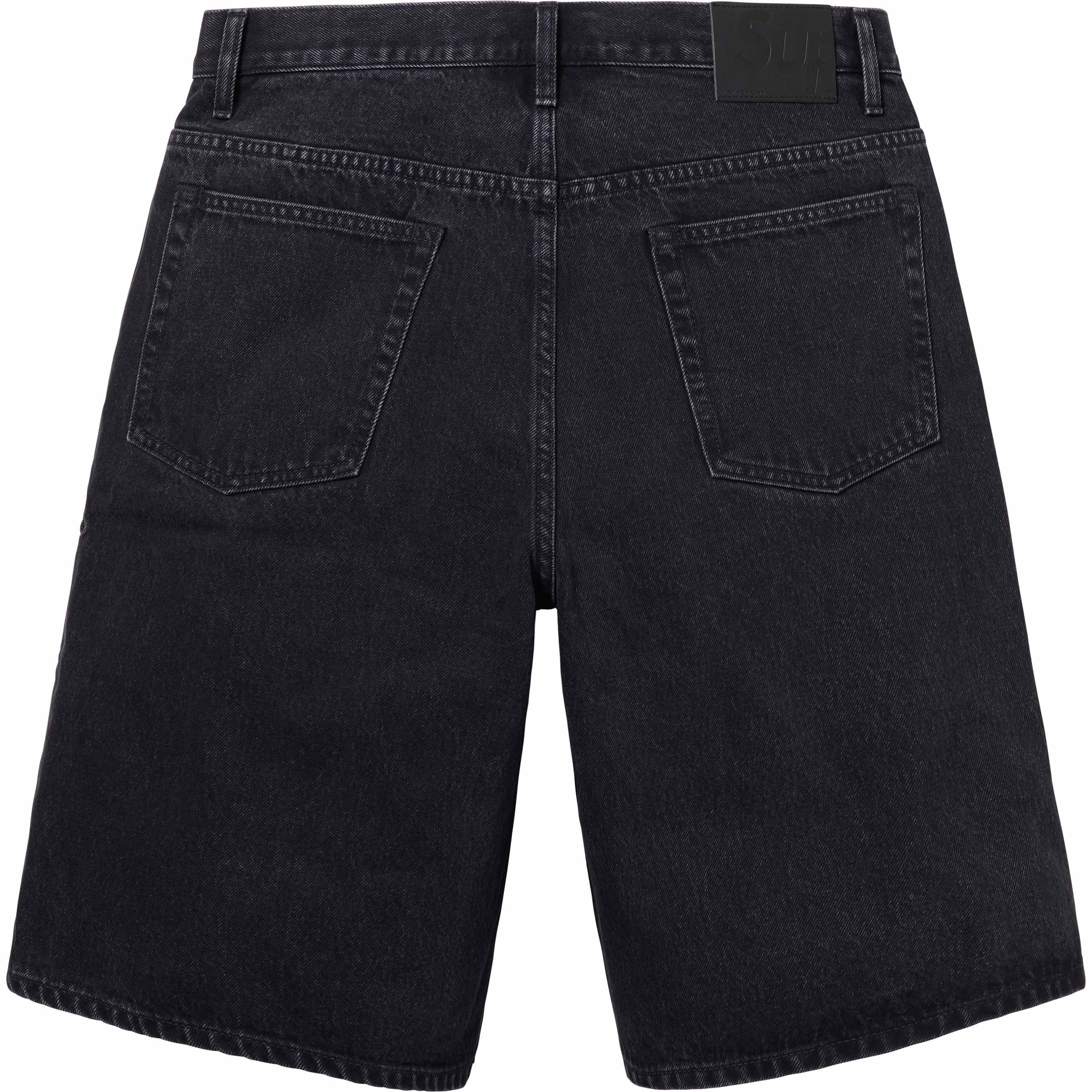 Script Baggy Denim Short