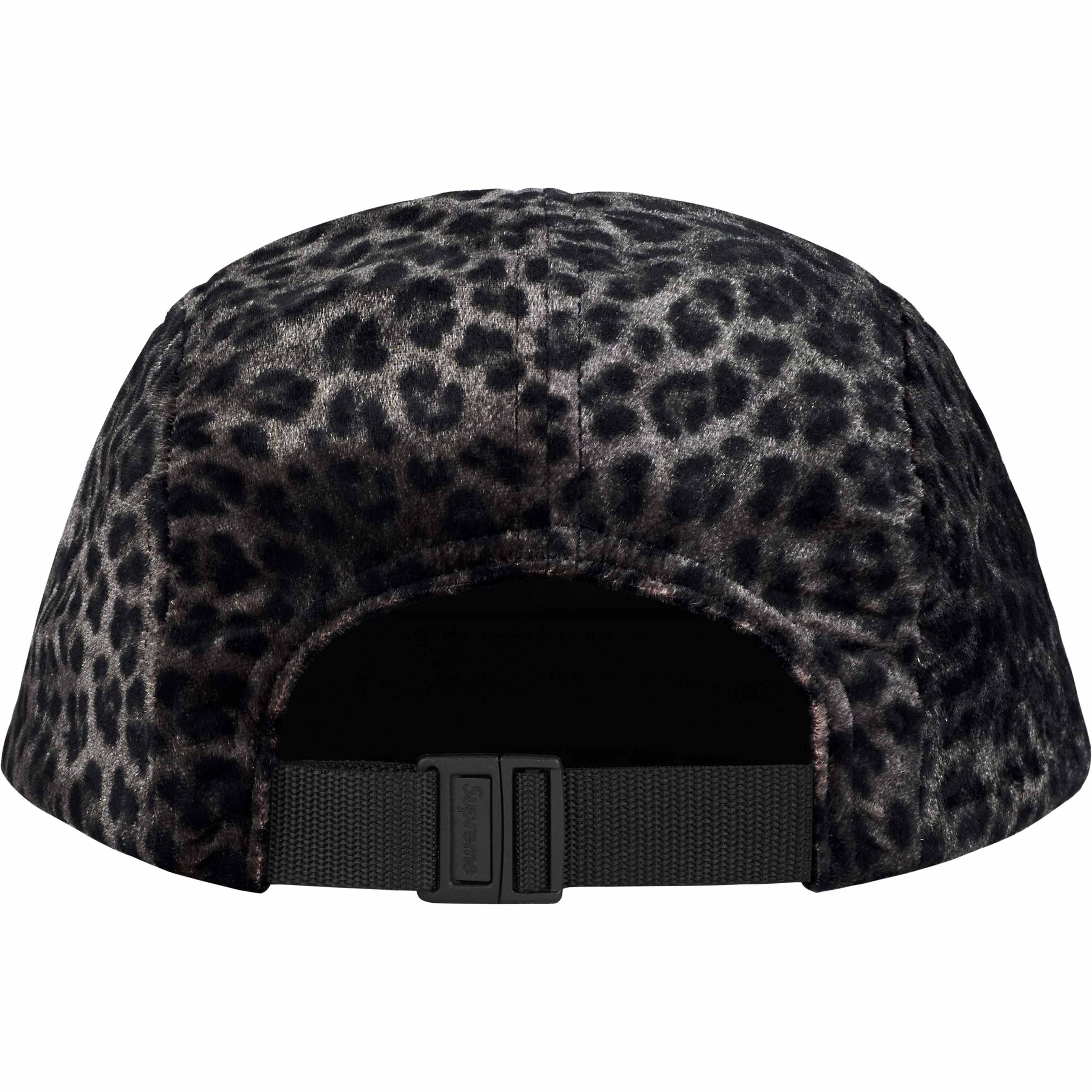 Leopard Velvet Camp Cap