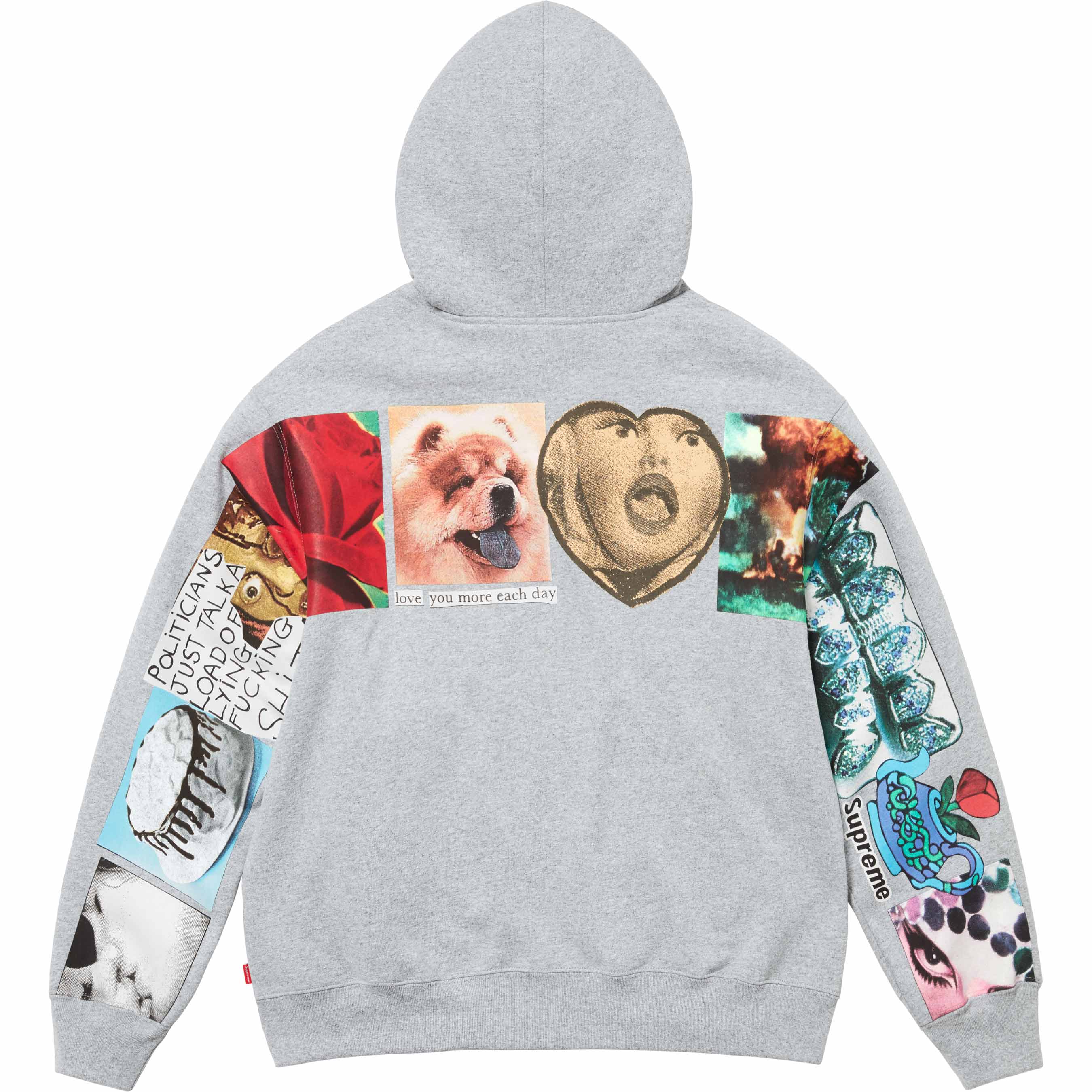 Spread Zip Up Hooded Sweatshirt