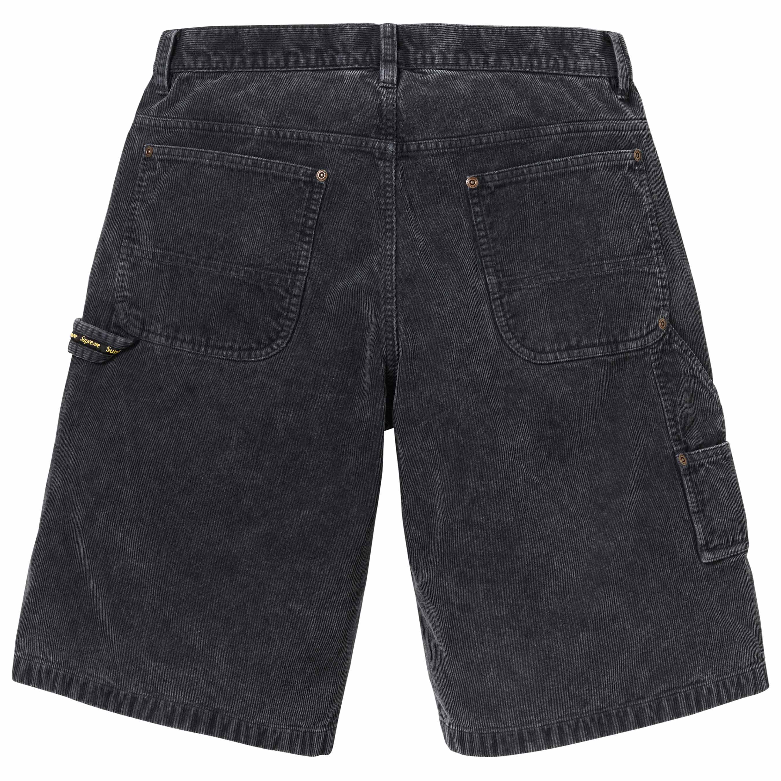 Washed Corduroy Double Knee Painter Short
