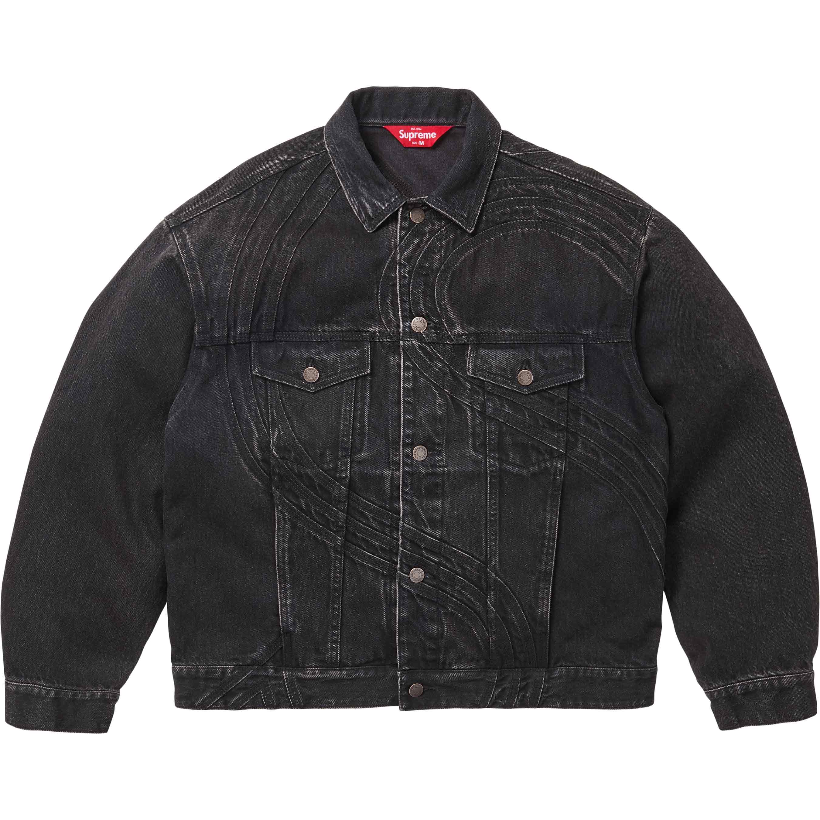 S Logo Denim Trucker Jacket