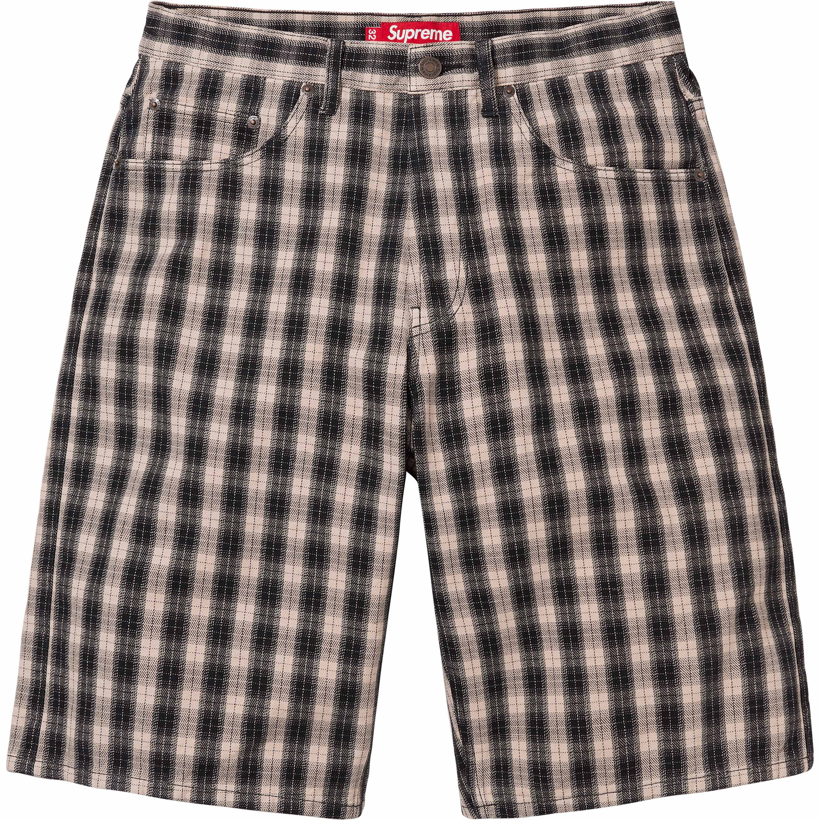 Plaid Baggy Short