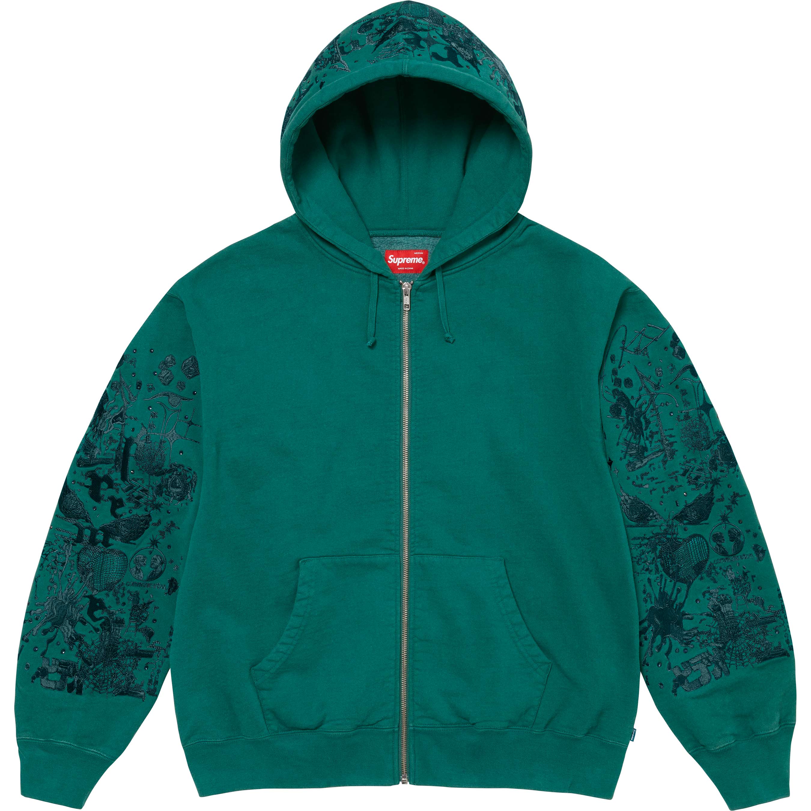 AOI Zip Up Hooded Sweatshirt
