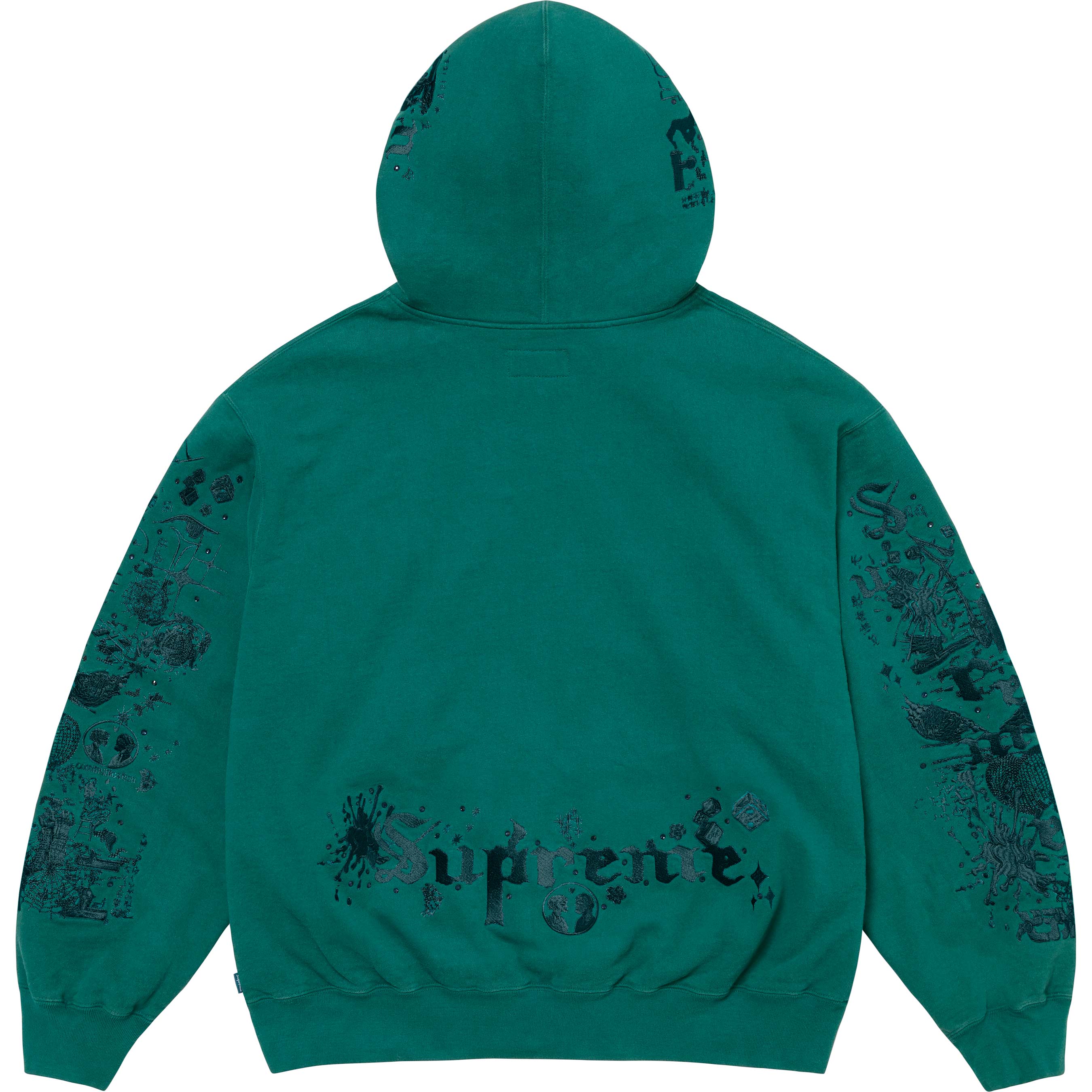AOI Zip Up Hooded Sweatshirt