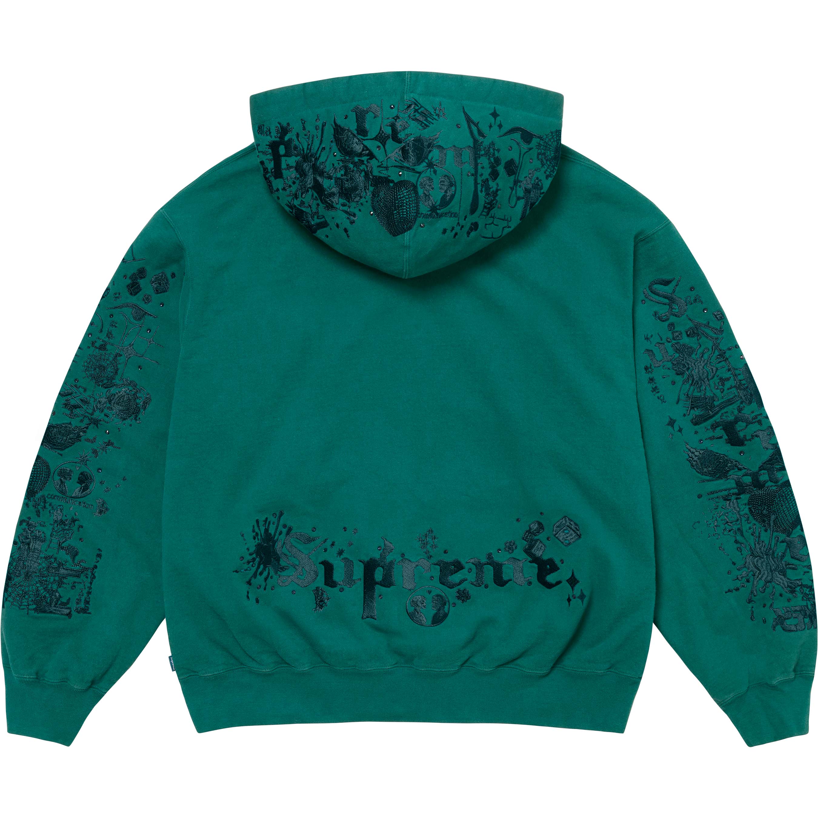 AOI Zip Up Hooded Sweatshirt