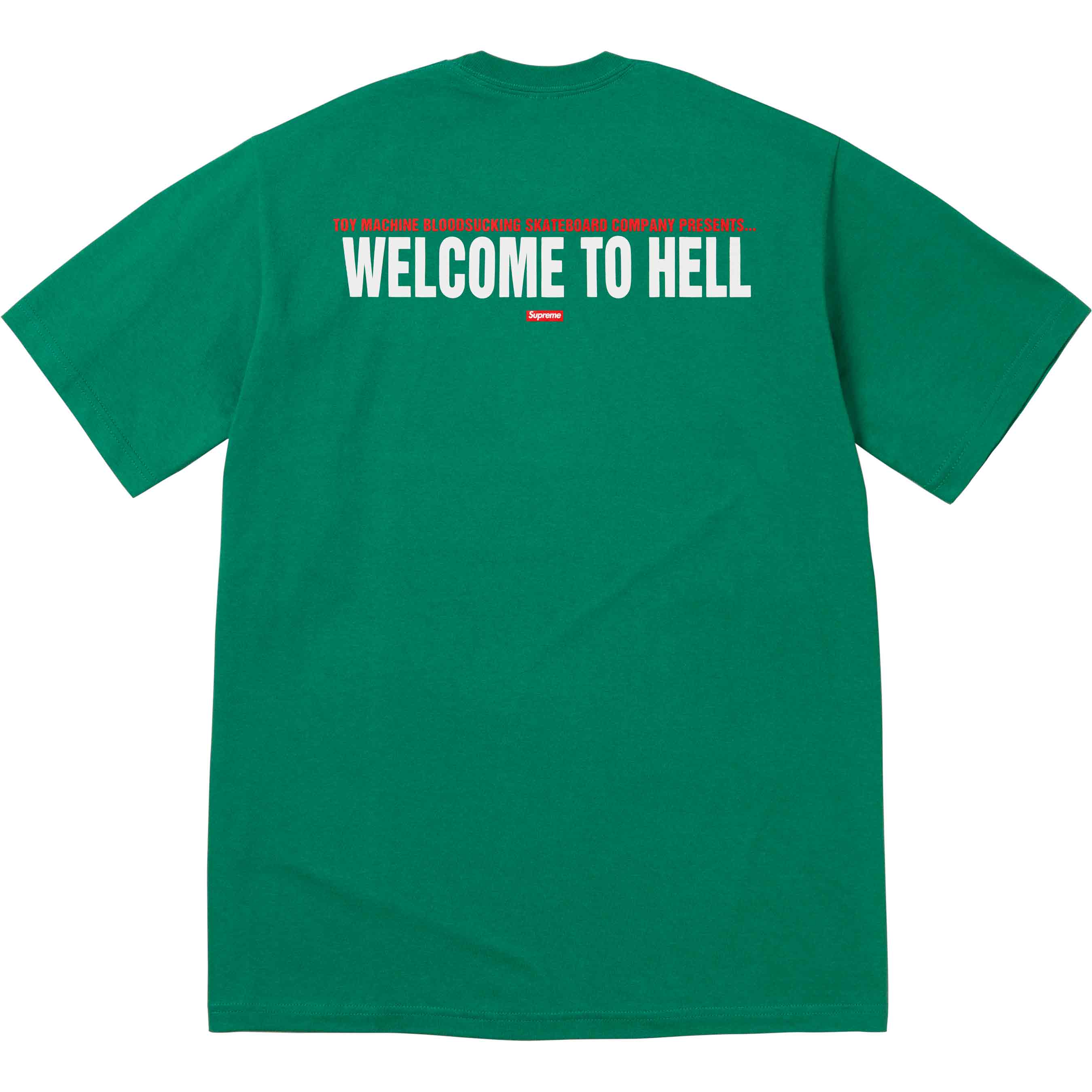 Supreme/Toy Machine Welcome To Hell Tee
