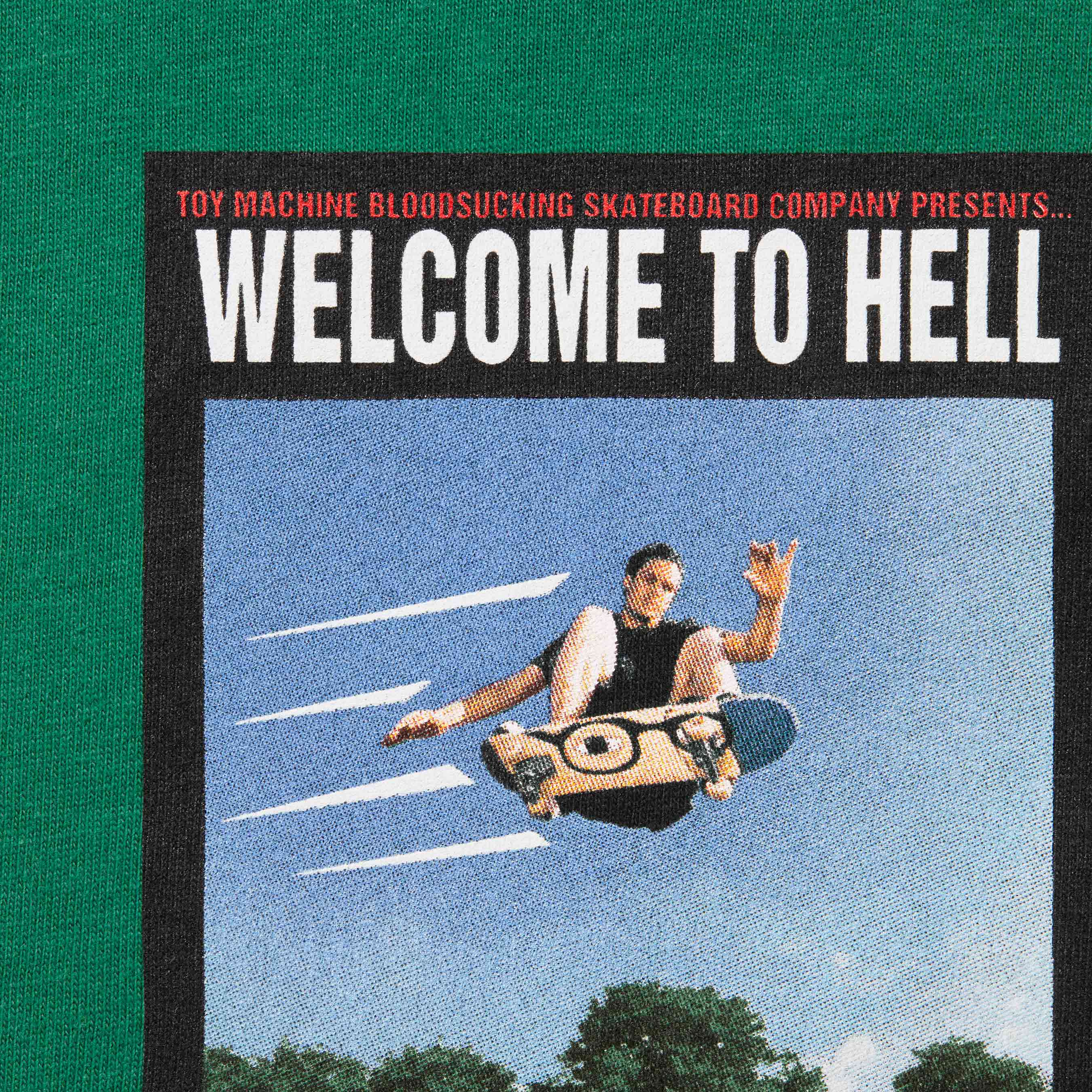 Supreme/Toy Machine Welcome To Hell Tee