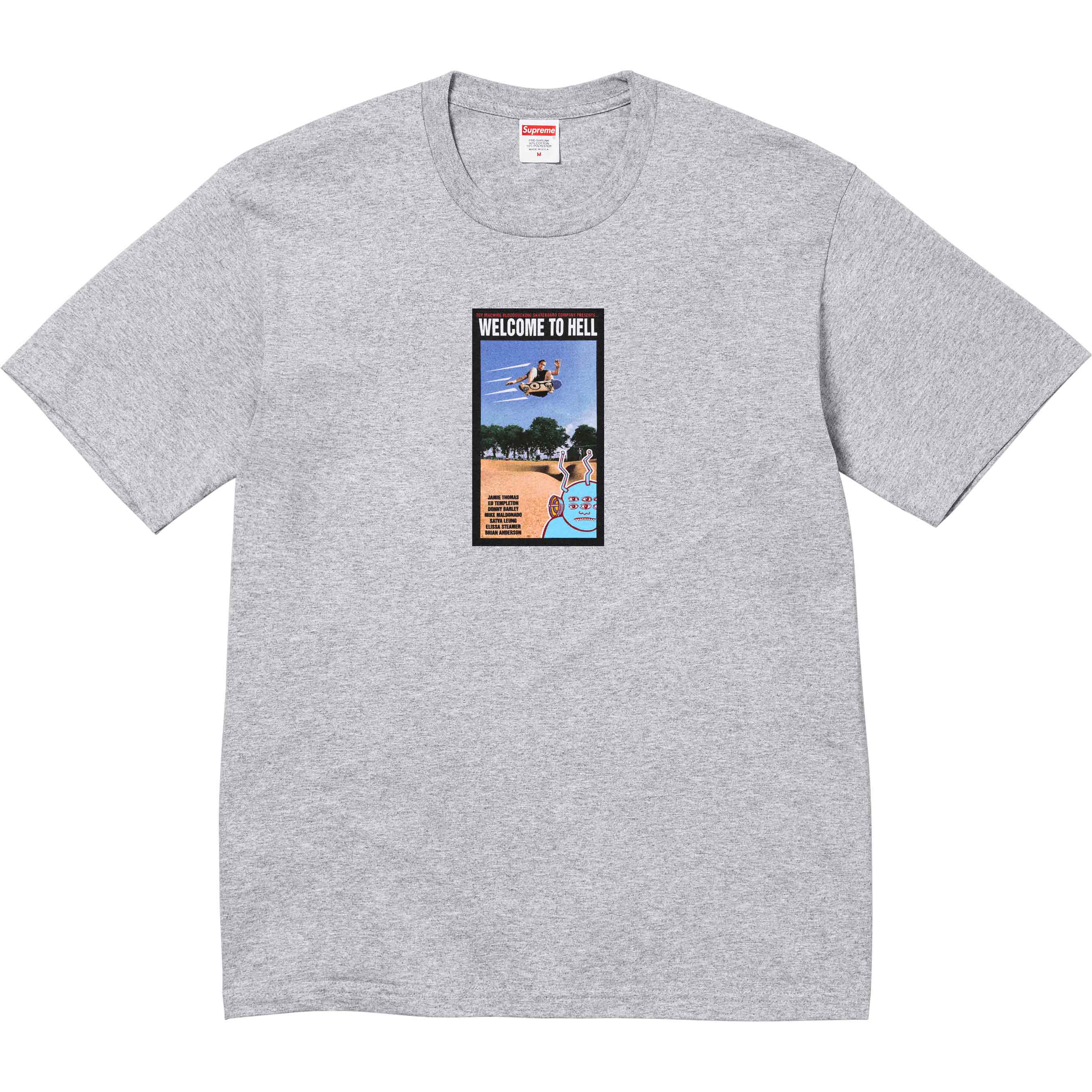Supreme/Toy Machine Welcome To Hell Tee
