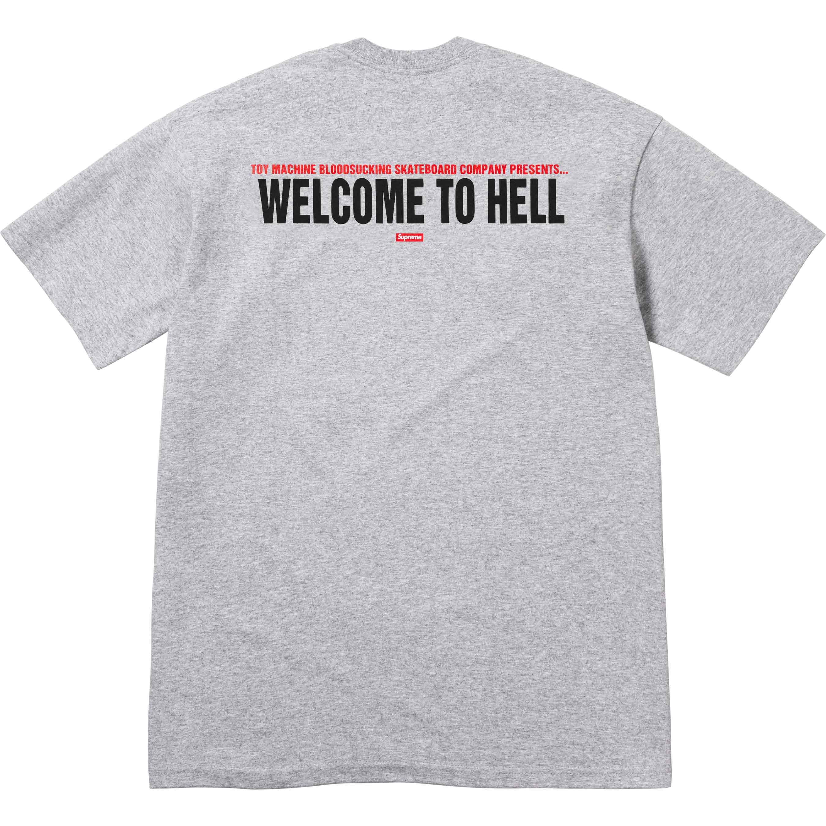 Supreme/Toy Machine Welcome To Hell Tee