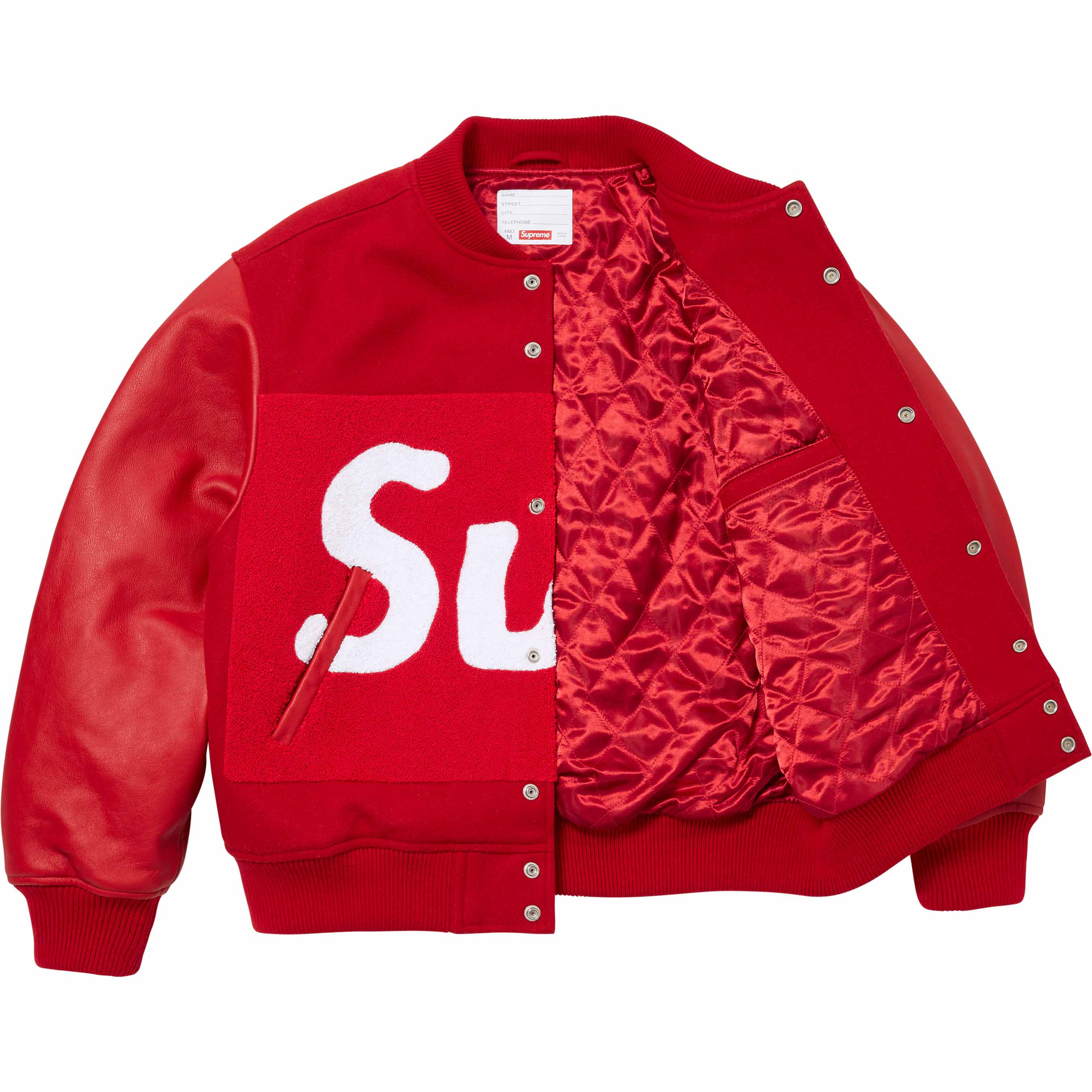 Big Logo Chenille Varsity Jacket