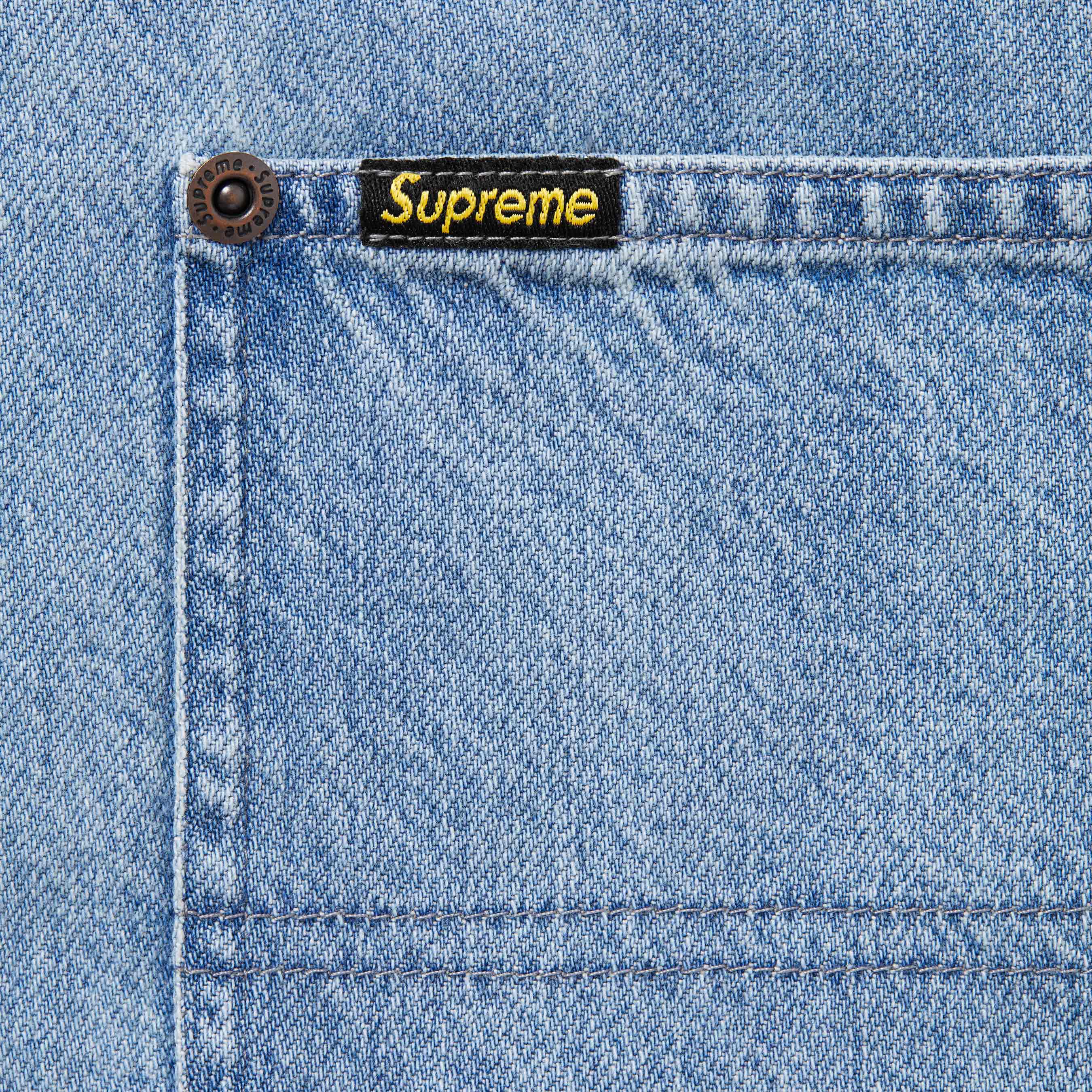 Loose Fit S/S Denim Painter Shirt