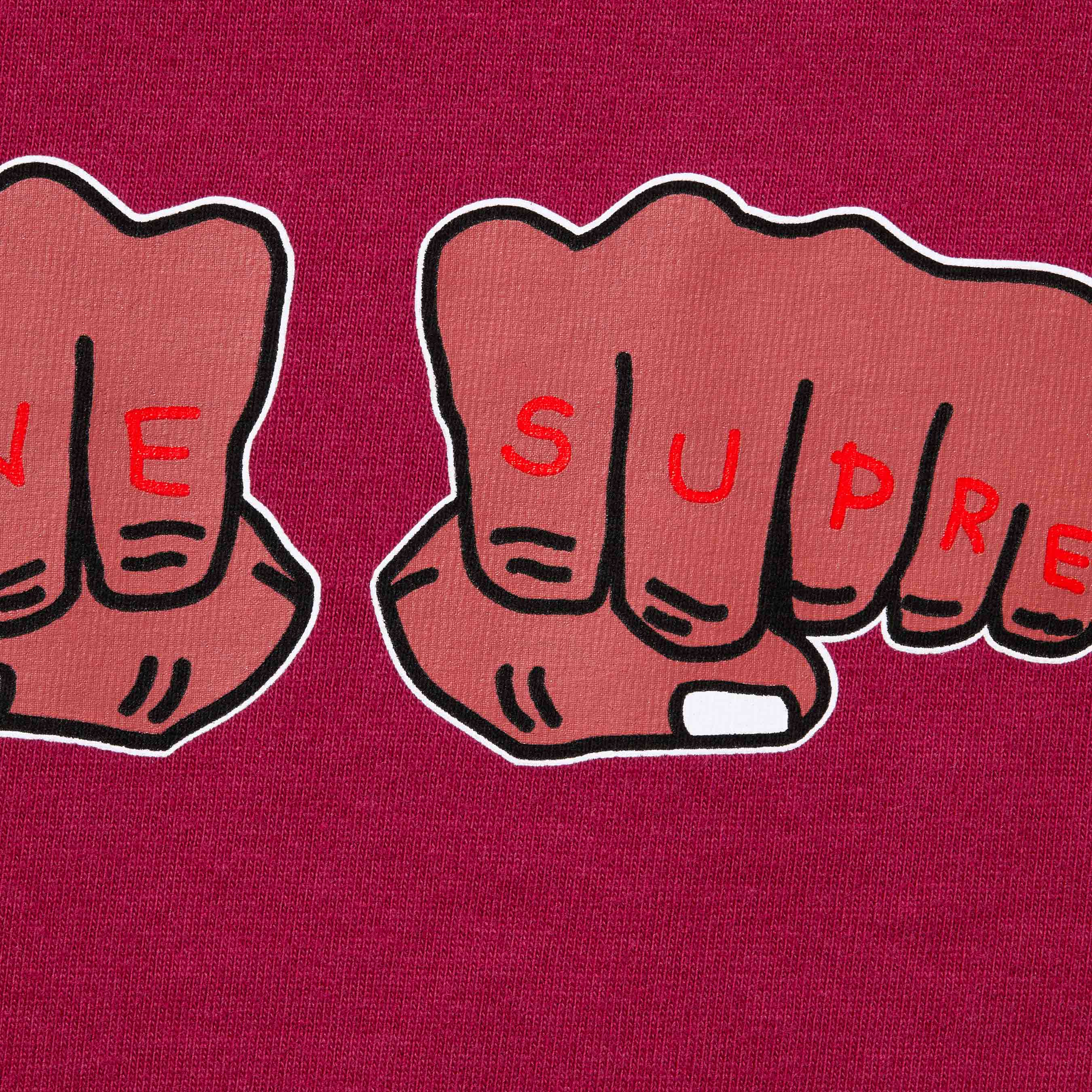 Supreme/Toy Machine Fist Tee