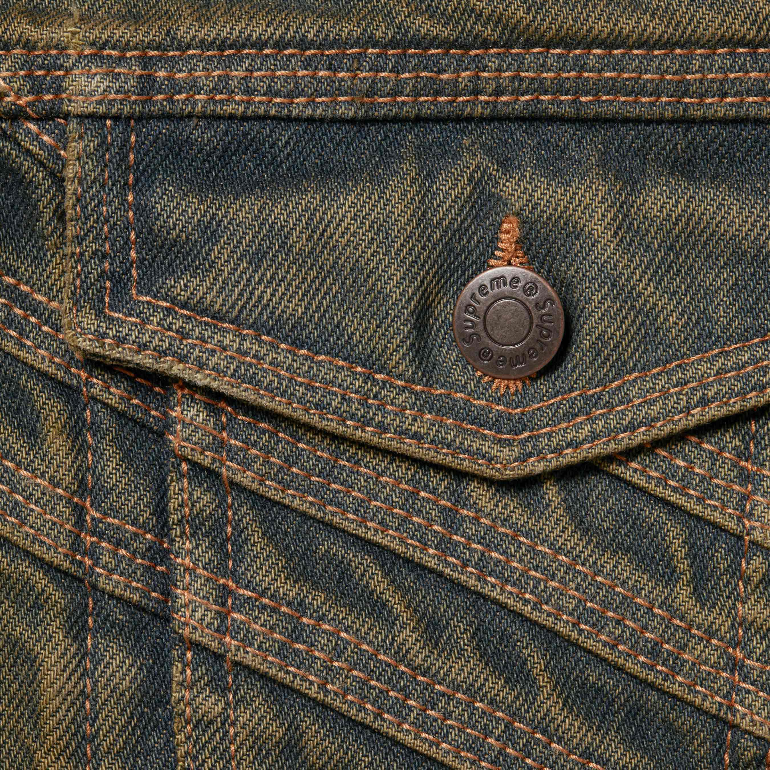 S Logo Denim Trucker Jacket