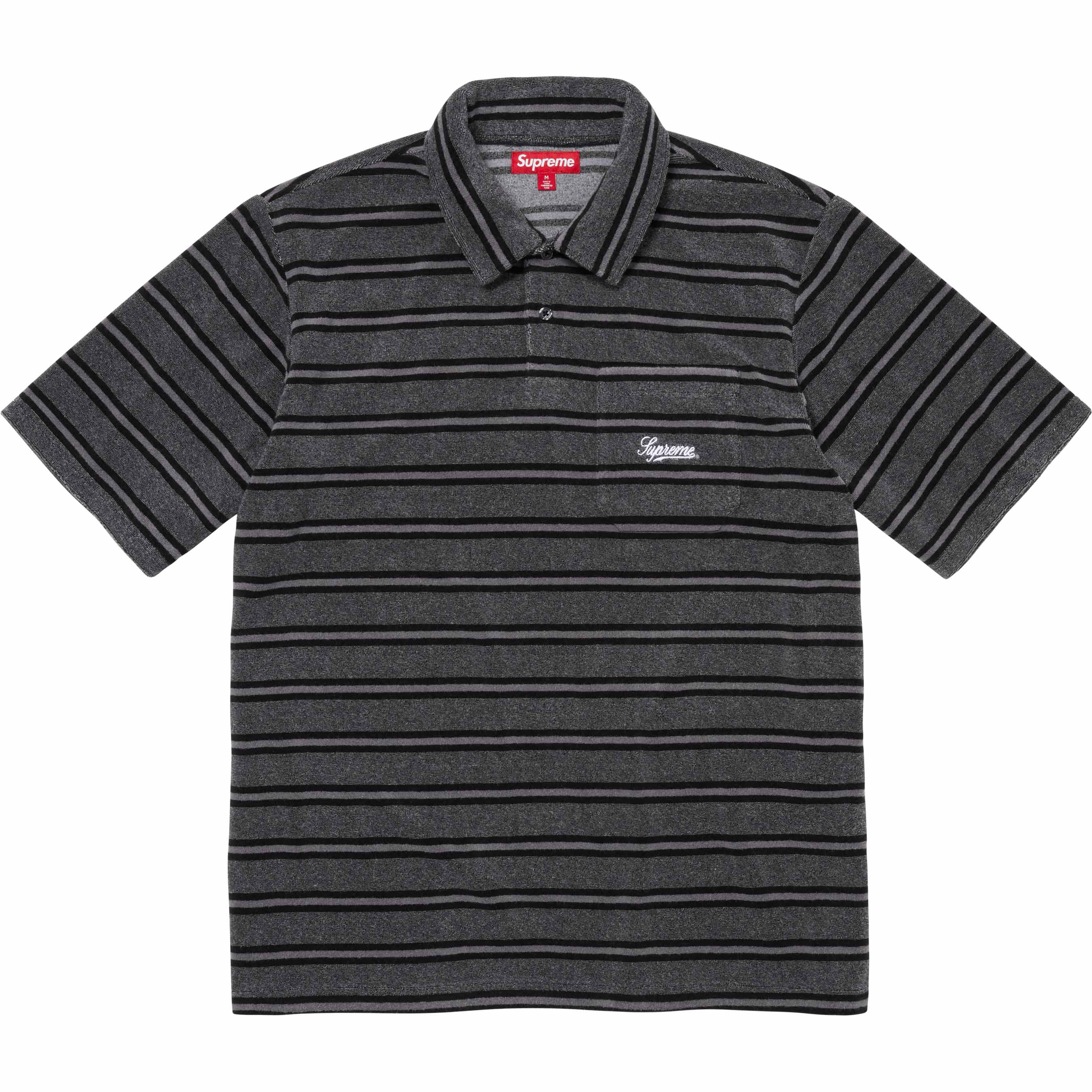 Stripe Terry S/S Polo