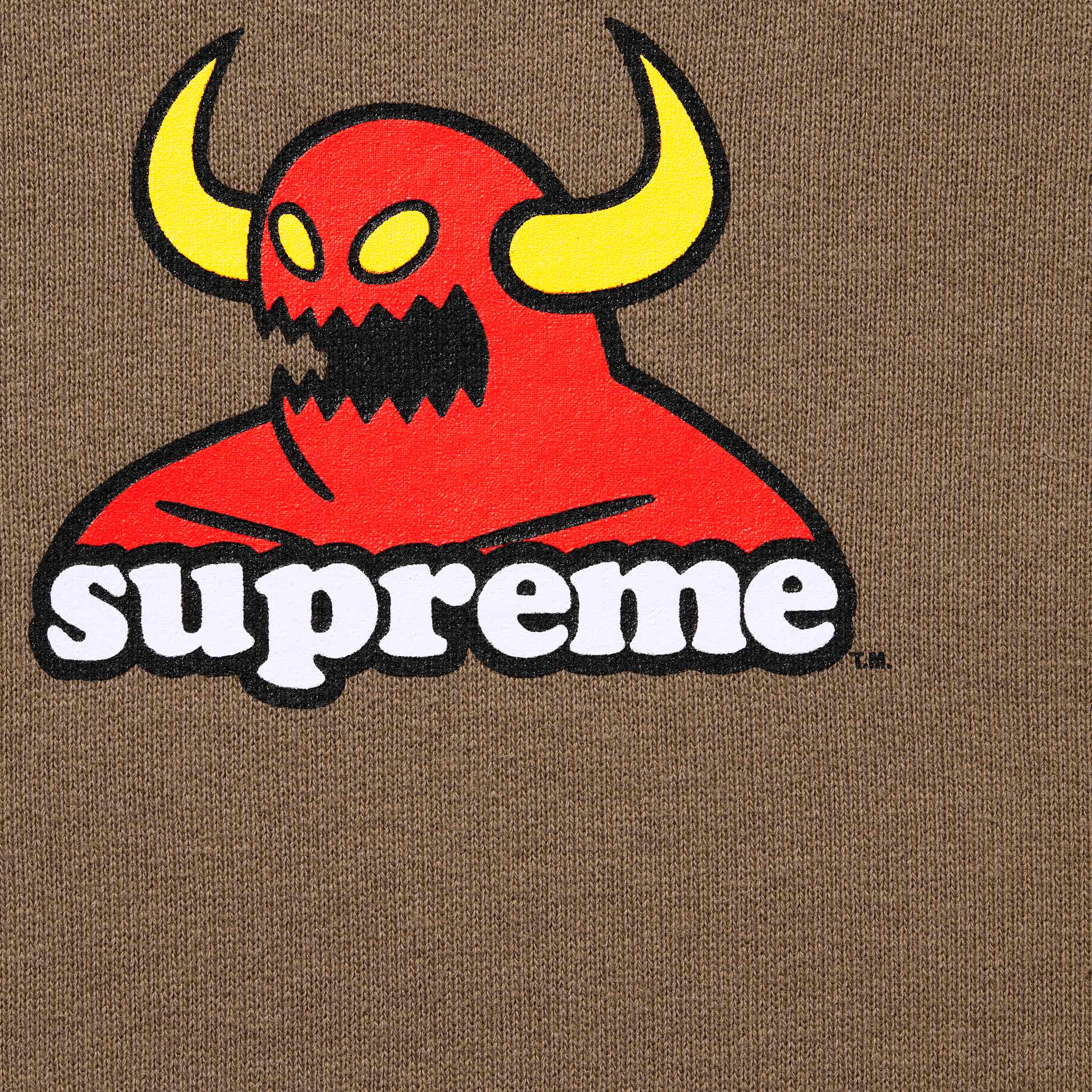 Supreme/Toy Machine Hooded Sweatshirt