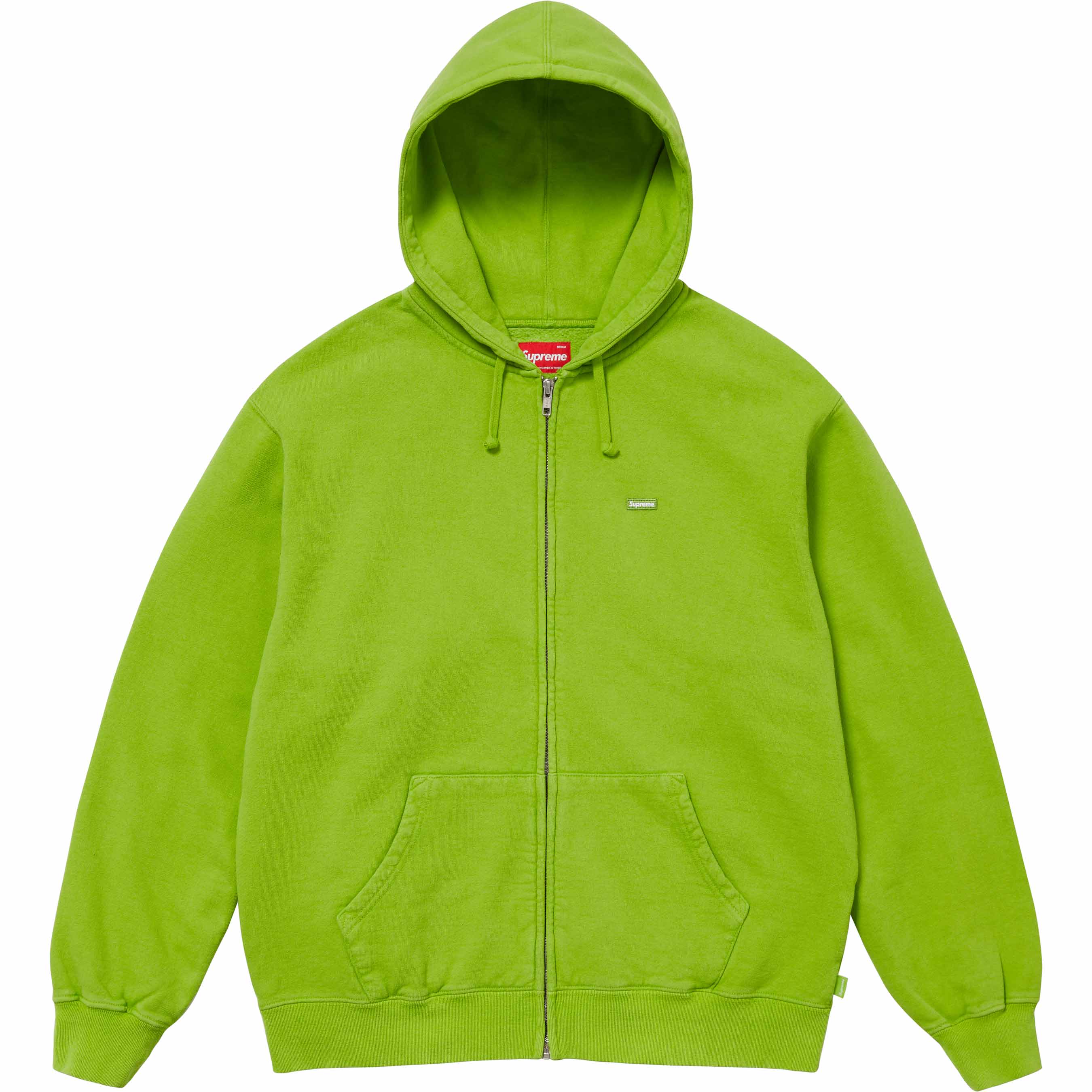 Overdyed Small Box Zip Up Hooded Sweatshirt