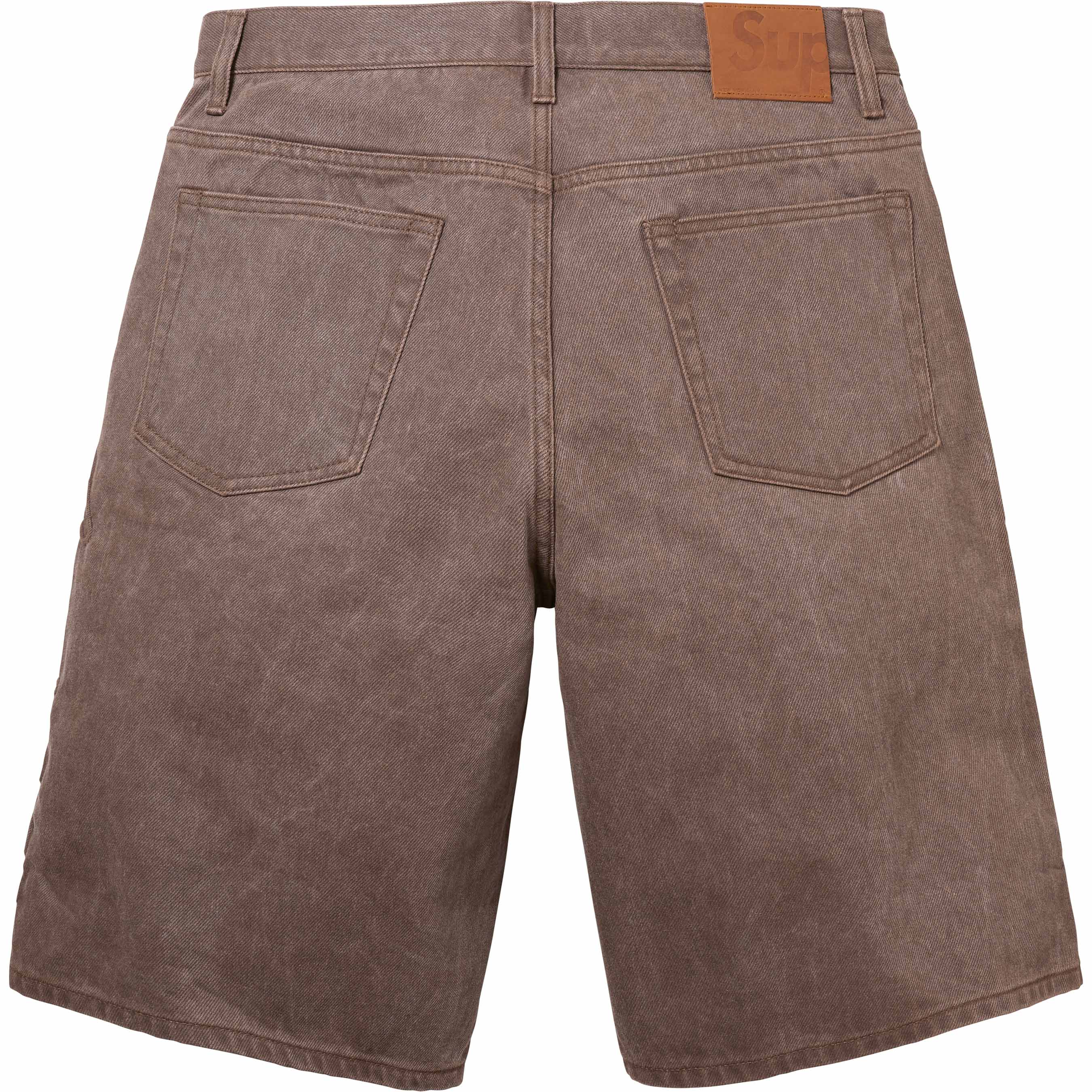 Script Baggy Denim Short