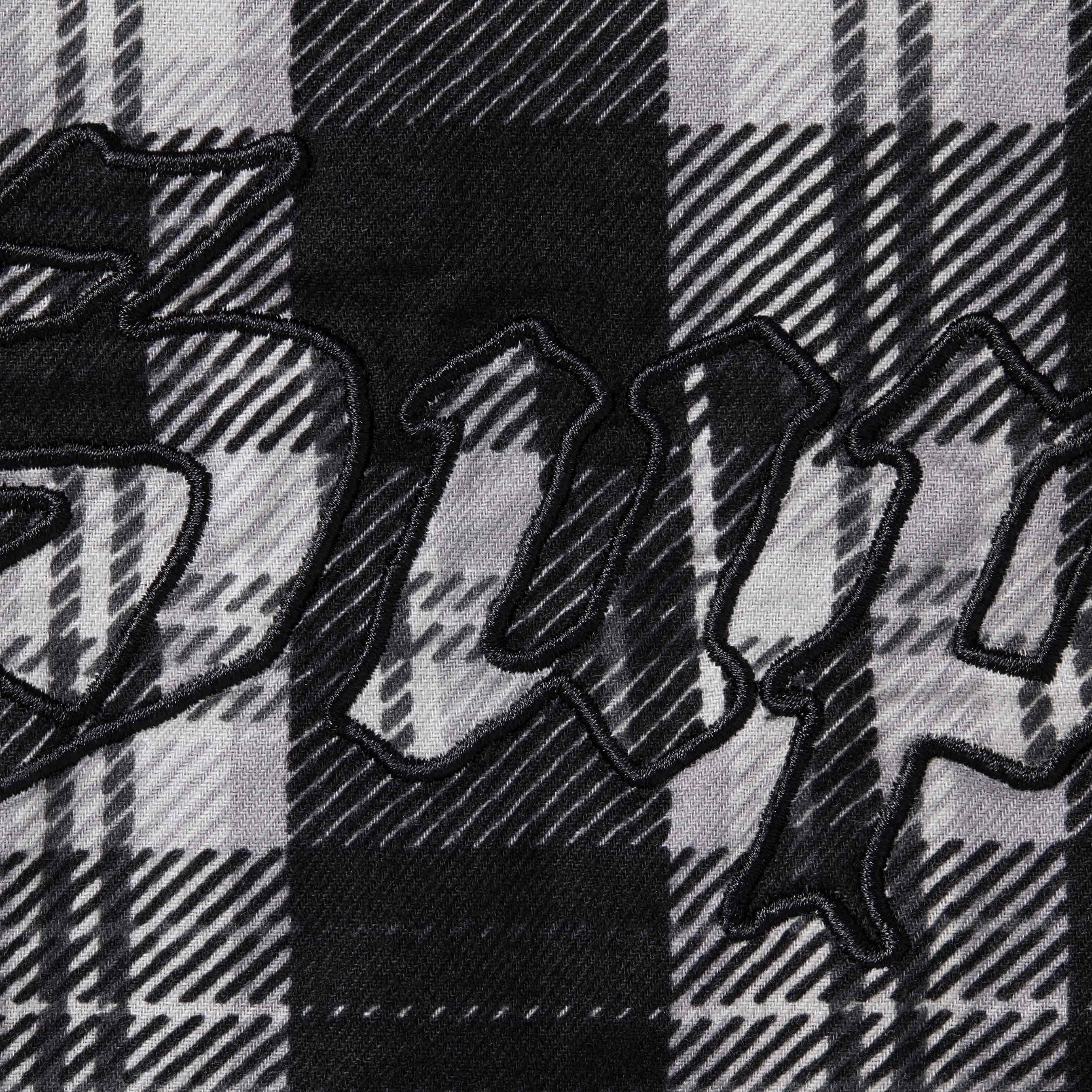 Printed Hooded Flannel Shirt